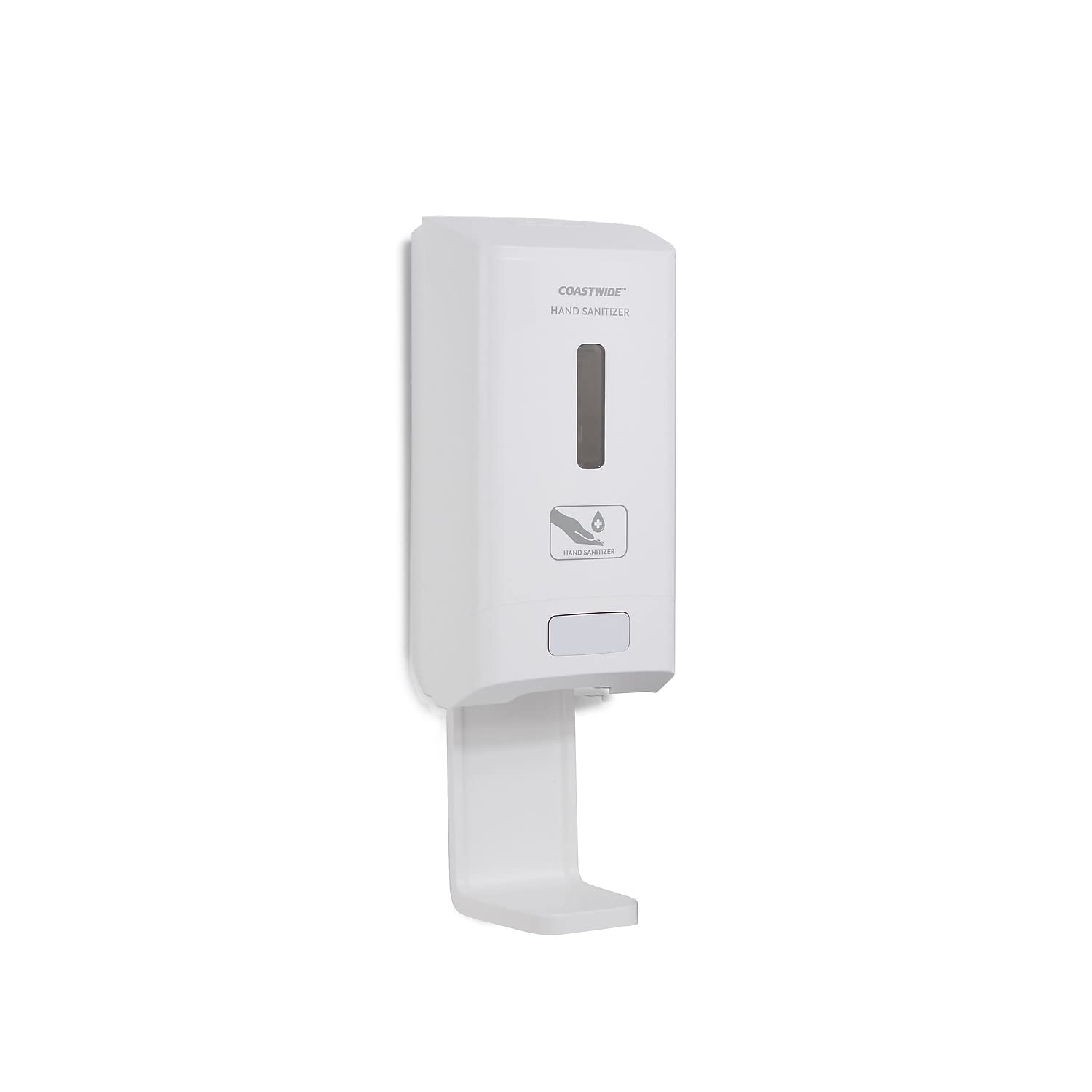 Coastwide Professional Cwjah-W J-Series Automatic Touchless Hand Sanitizer Dispenser - Wall Mounted, White | Ideal for Offices, Hospitals, Restrooms & Public Spaces