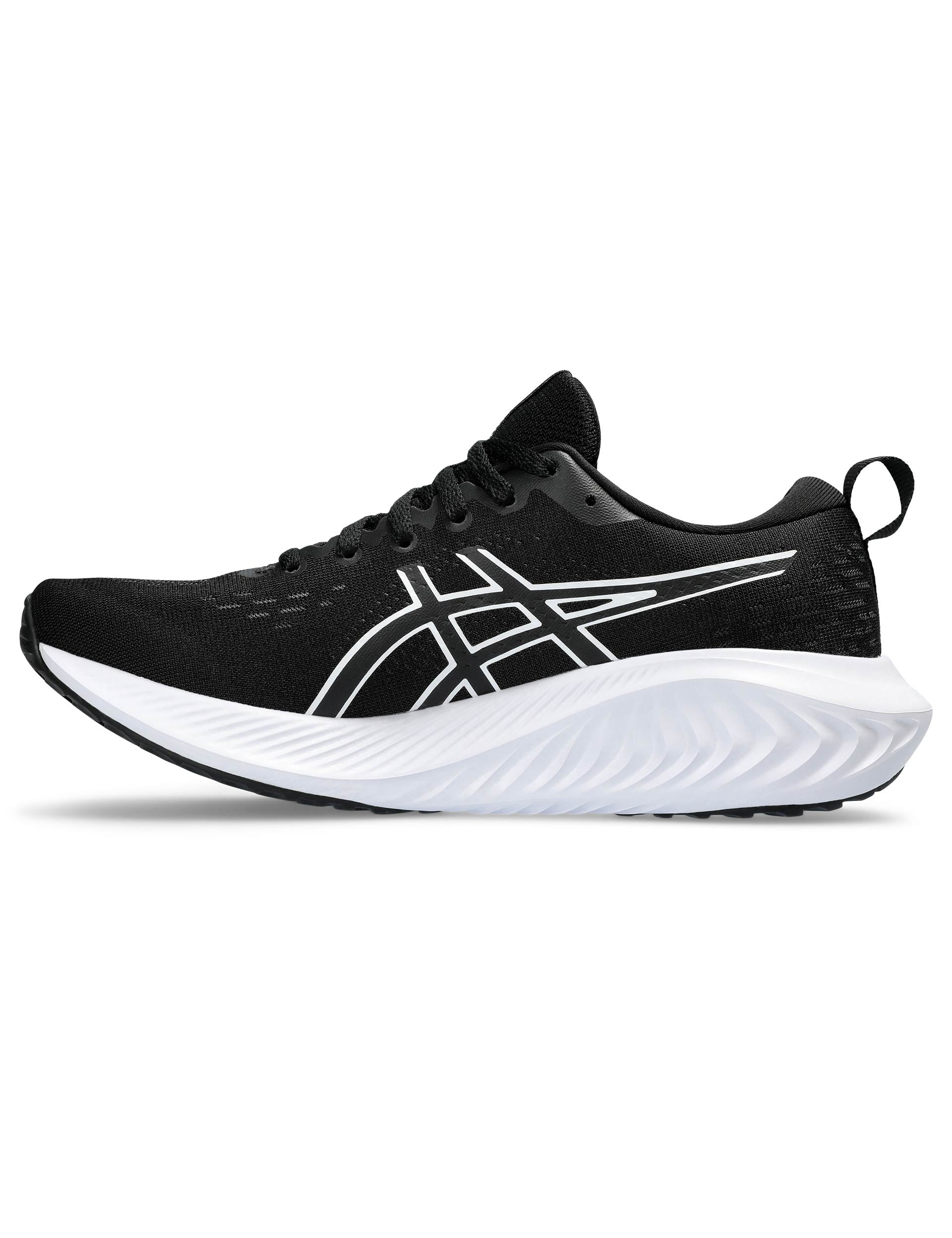 Gel Excite 10 Running Shoes - Black & White for Men & Women | Lightweight Cushioned Sneakers for Jogging, Gym Workouts & Daily Walking
