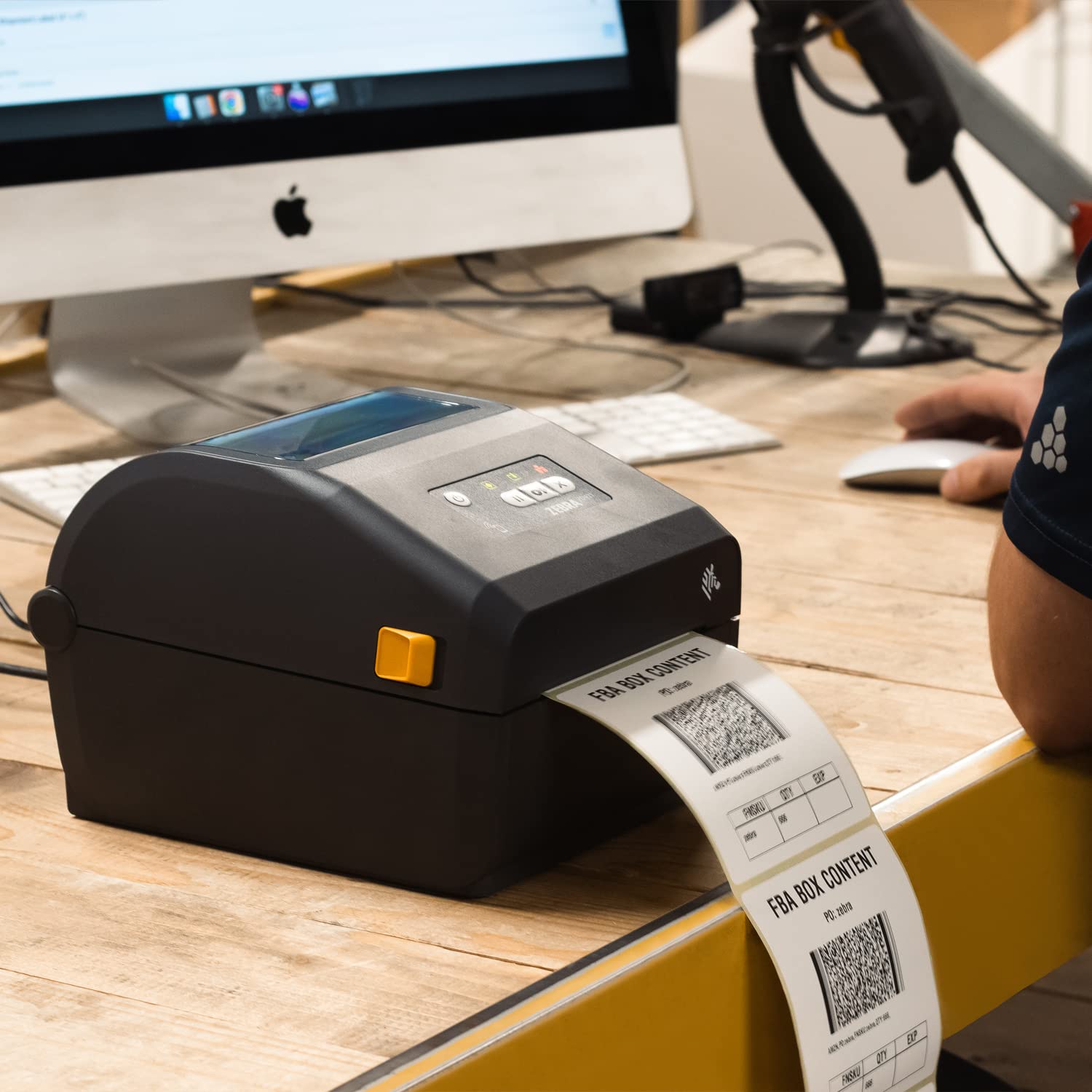 ZEBRA ZD421 Direct Thermal Printer - 203 dpi, USB, Bluetooth 5.0, Modular Connectivity - Industrial Label Printer for Logistics, Warehouse, Retail & Healthcare | Shipping Labels, Barcode Printing, Inventory Management