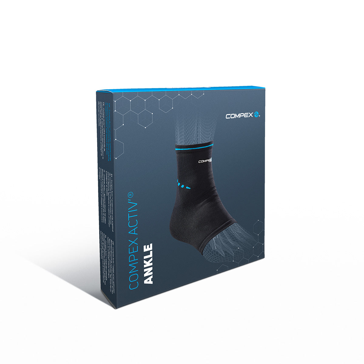 Compex ACTIV'® High-Performance Ankle Support Brace for Sports & Recovery - Ideal for Running, Basketball & Injury Prevention