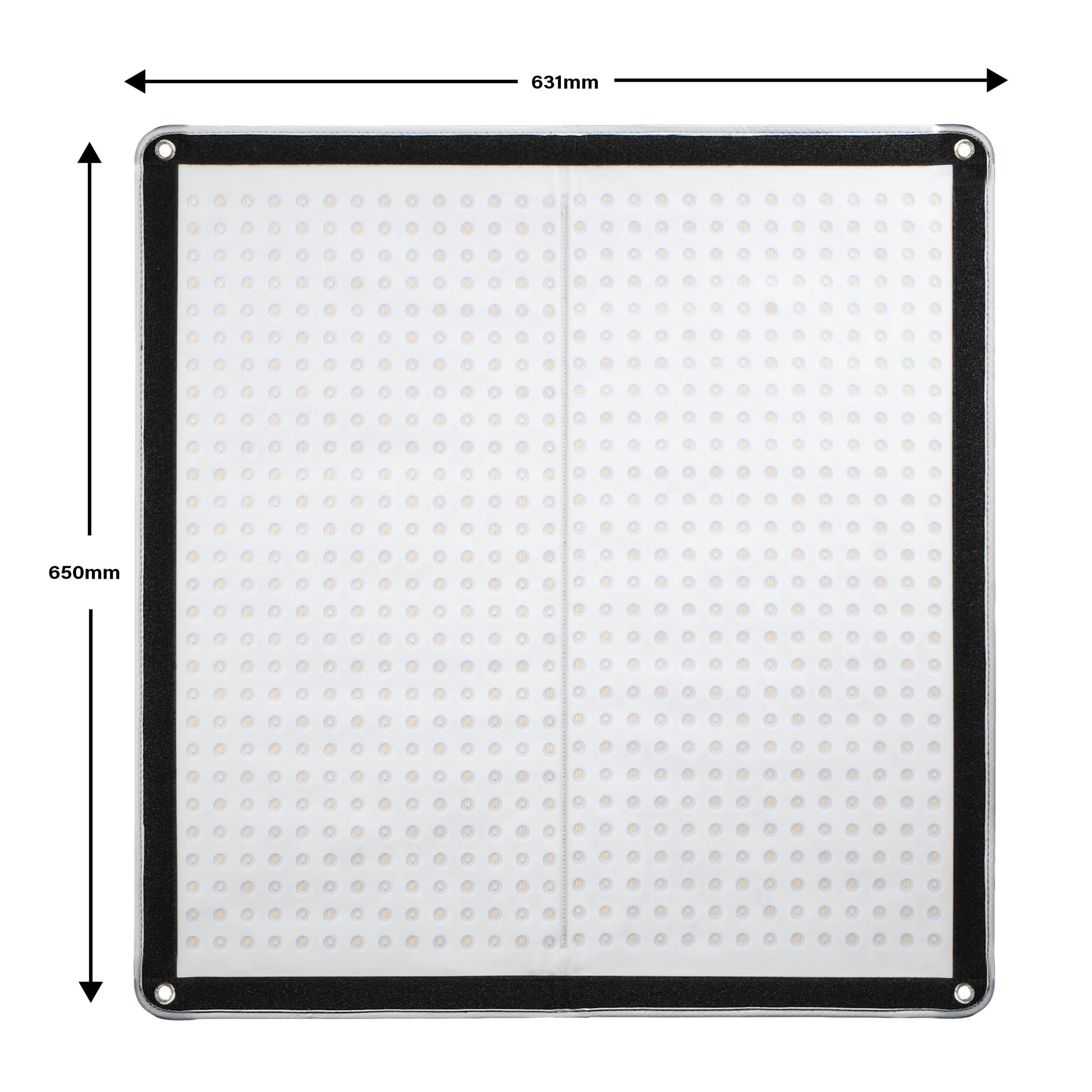 KNOWLED F200Bi 2x2 Feet IP65 Waterproof Flexible LED Panel - Dimmable Cine Lighting for Film Studio, Photography & Video Production