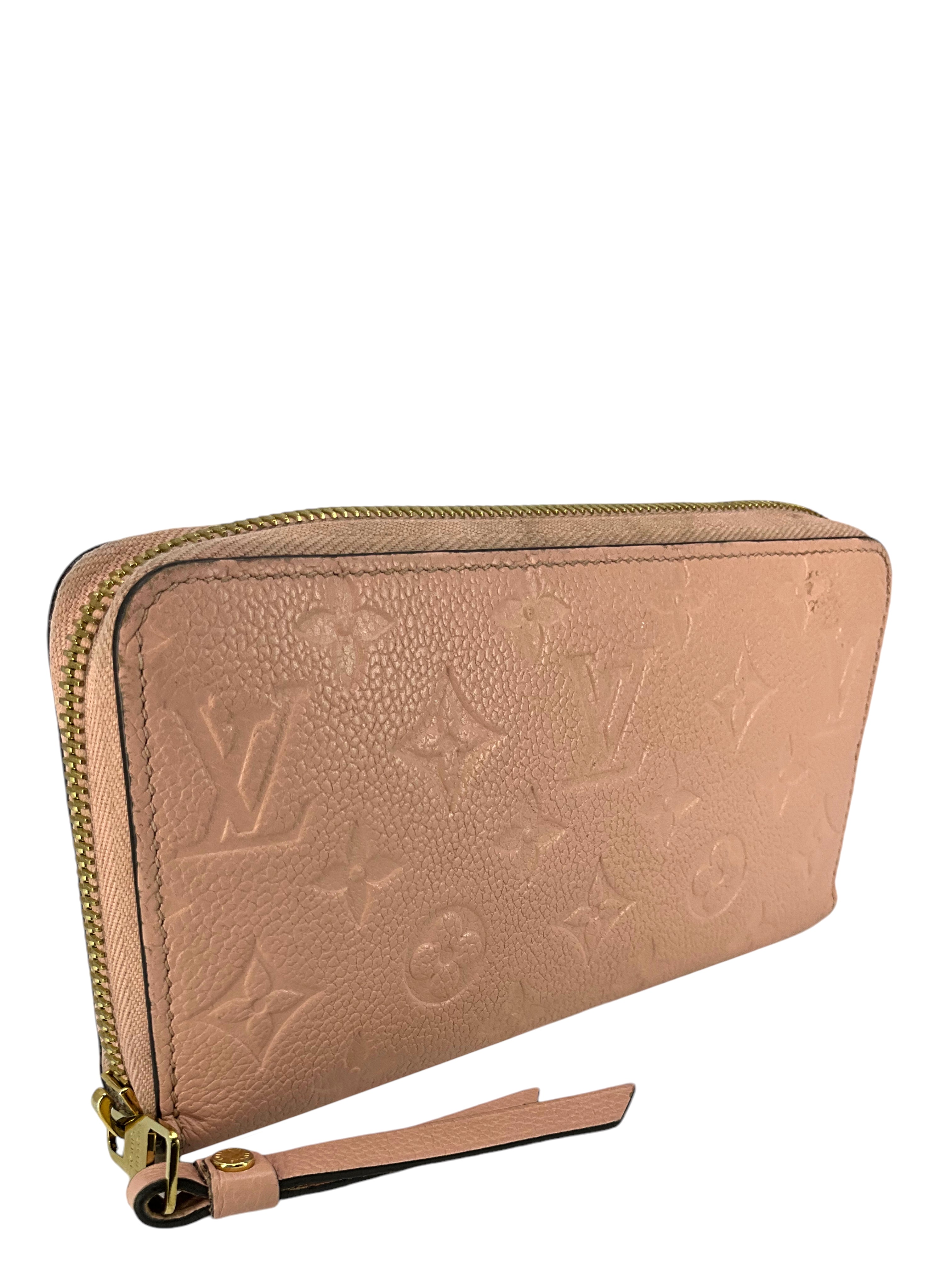 Louis Vuitton Monogram Empreinte Leather Zippy Wallet for Women - Luxury Designer Zip Around Wallet with Card Slots & Coin Pocket - Perfect for Everyday Use, Travel & Gifts