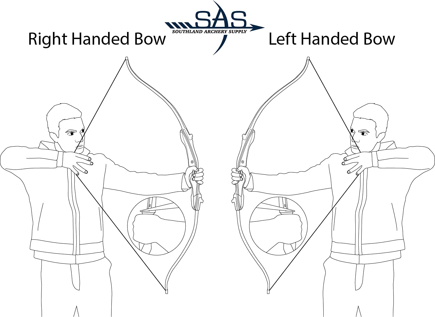 Southland Archery Supply SAS Maverick One-Piece Traditional Wood Hunting Bow - 58