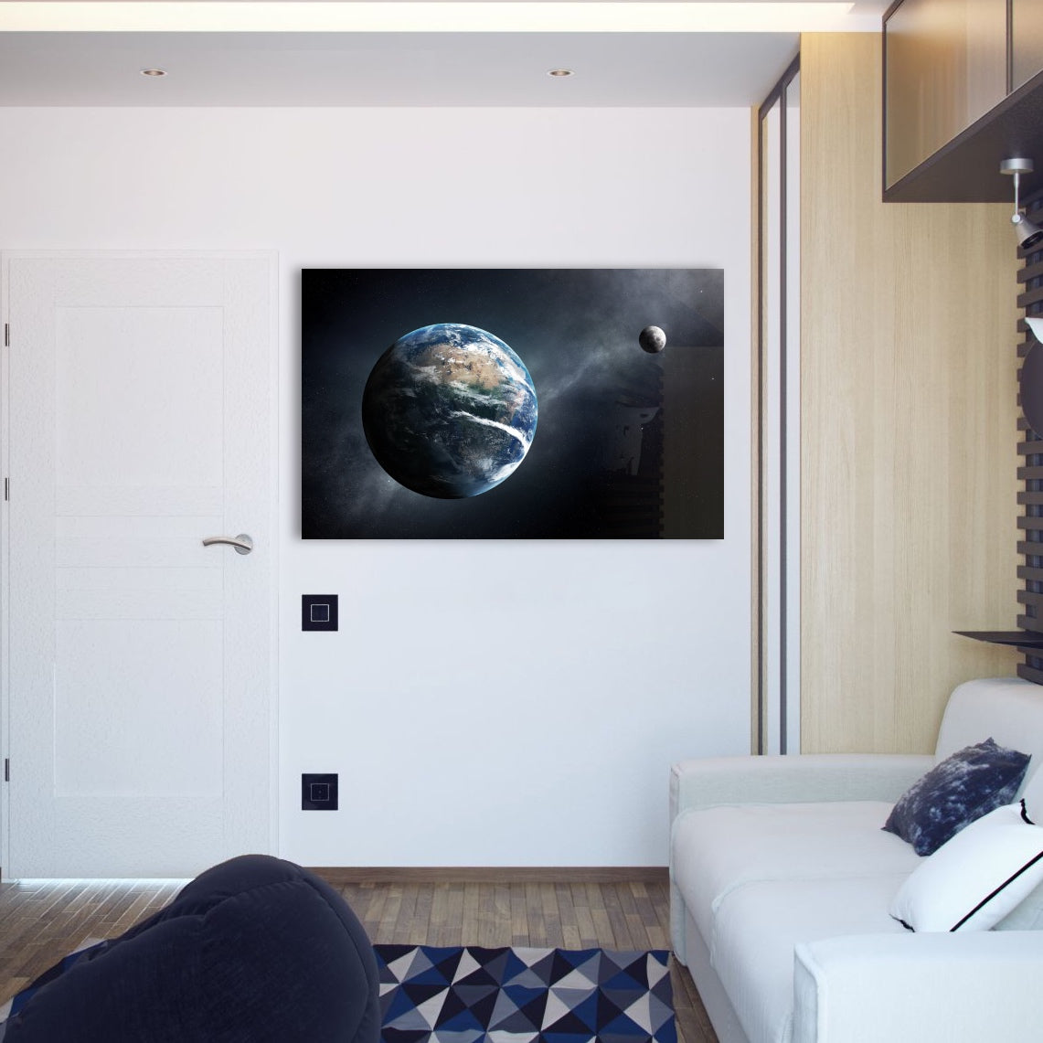 The Earth - Premium Eco-Friendly Home & Garden Decor for Sustainable Living - Perfect for Housewarming Gifts, Office Decor, and Meditation Spaces