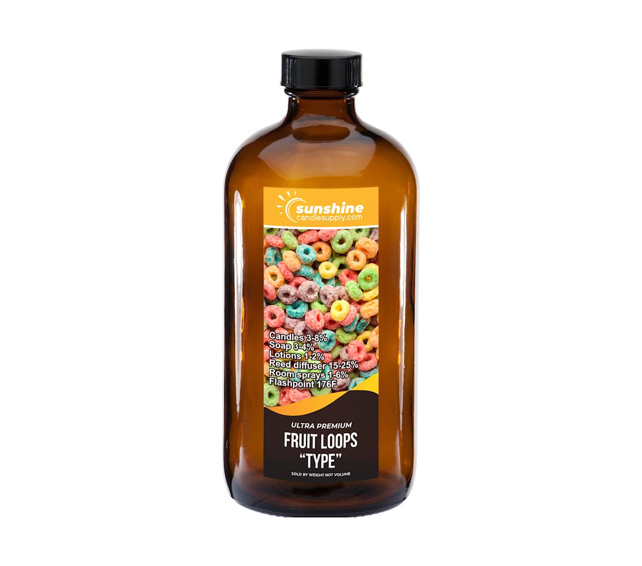 Fruit Loops Fragrance Oil - Premium Scented Oil for Candle Making, Soap, Lotion & Body Care (4oz Bottle) - Perfect for DIY Home Spa & Aromatherapy