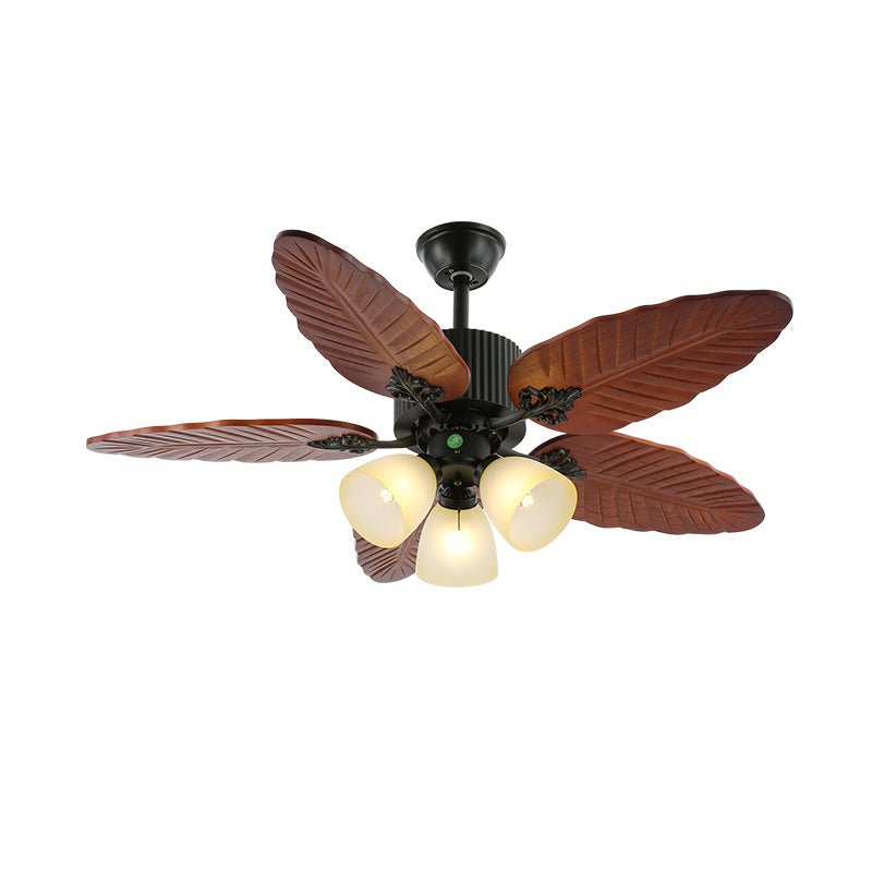 Model A Walnut Wood Grain & Black  (Without Light)