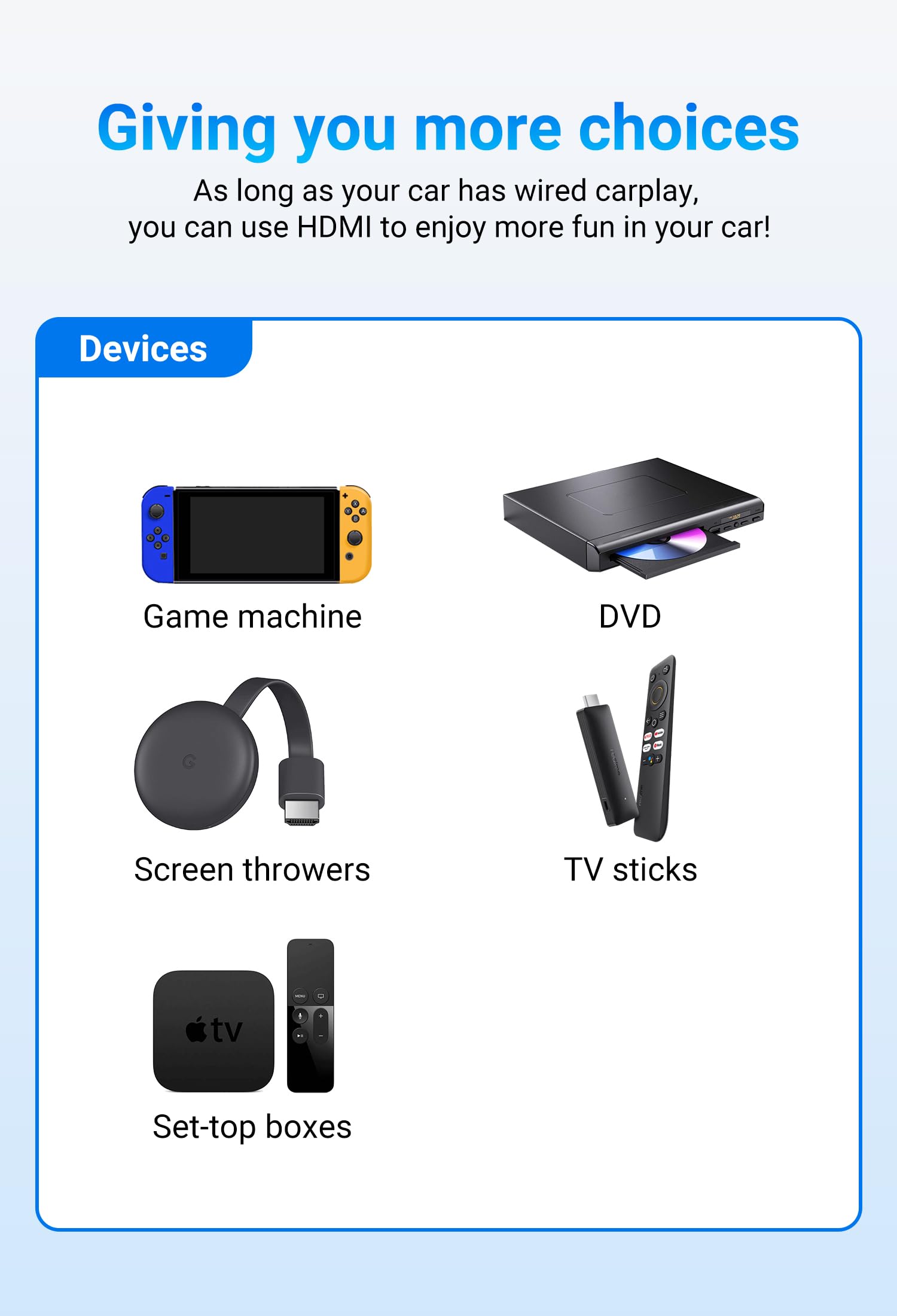 OTTOCAST Car TV Mate - Fire TV Stick Adapter for Car, Convert Car Screen to Smart TV | Watch YouTube, Netflix, Hulu, Disney+ on Vehicle Display | Plug & Play HD Streaming | No Lag for Road Trips & Family Entertainment