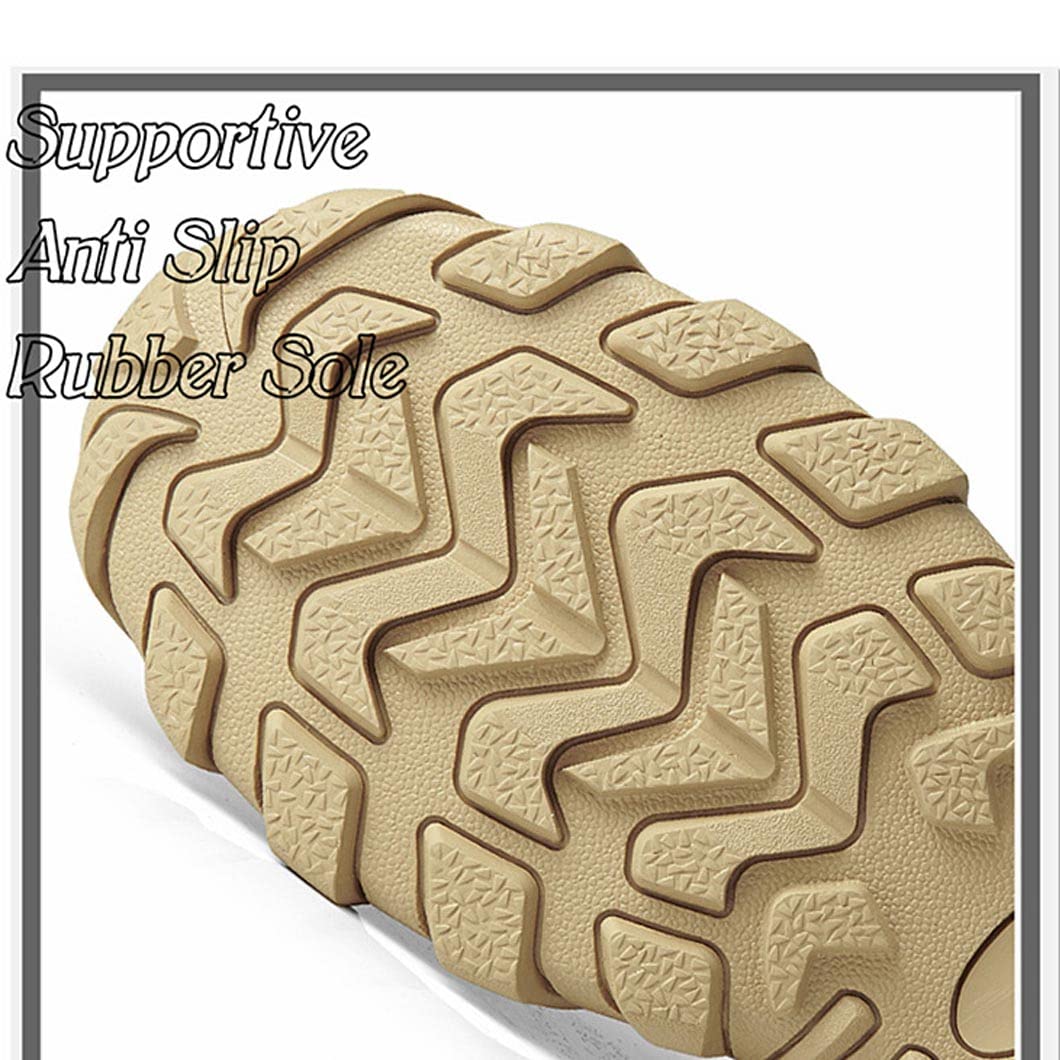 Men's Tactical Military Boots - Desert Combat & Outdoor Work Boots for Hiking, Motorcycle Riding & Mountain Climbing - Durable Footwear for Adventure & Heavy Duty Use