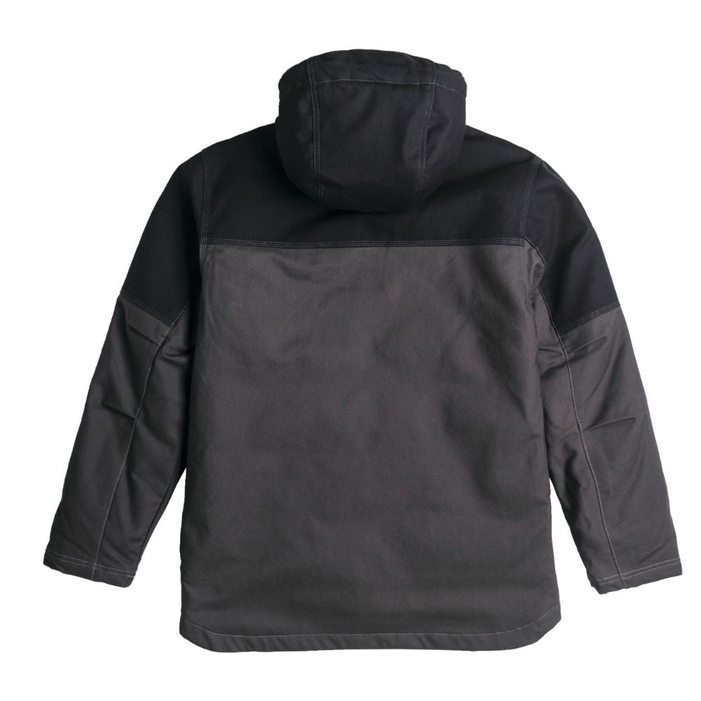 Walls Men's Edgewood Waterproof Duck Insulated Work Coat - Heavy Duty Winter Jacket for Outdoor Construction & Hunting | Black YC12 | Cold Weather Protection for Work & Outdoor Activities