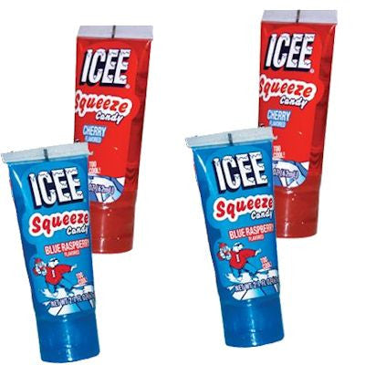 ICEE Squeeze Candy - 72 Count Pack of Assorted Flavors | Freeze & Squeeze Fun for Kids, Parties & Summer Treats