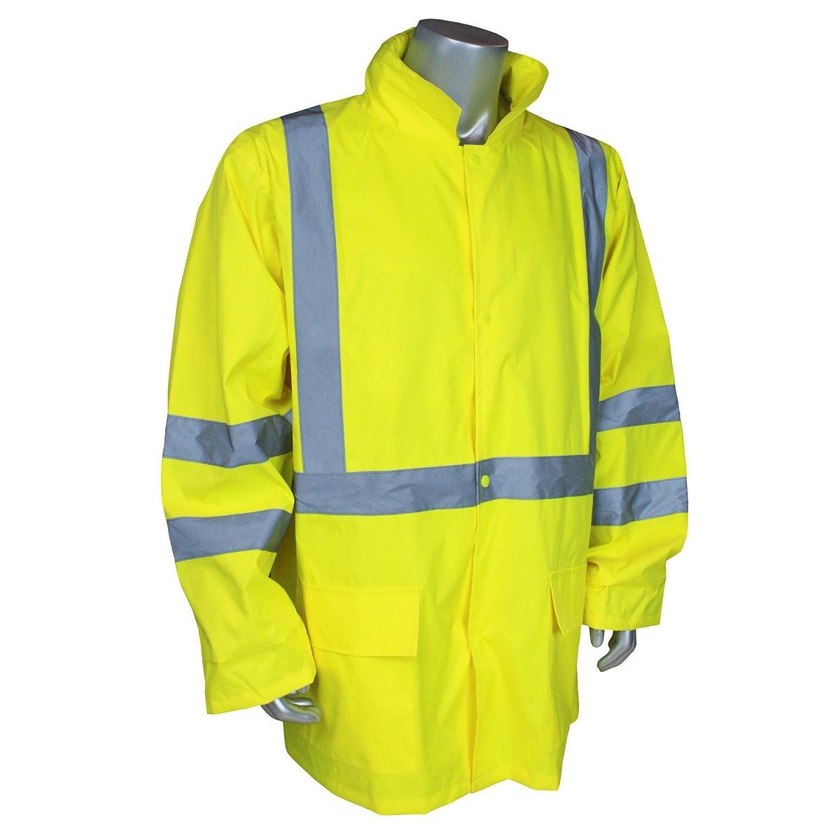 Radians RW10 ES1Y Lightweight Waterproof Rain Jacket for Men & Women - Outdoor Hiking, Camping, and Commuting in All Weather