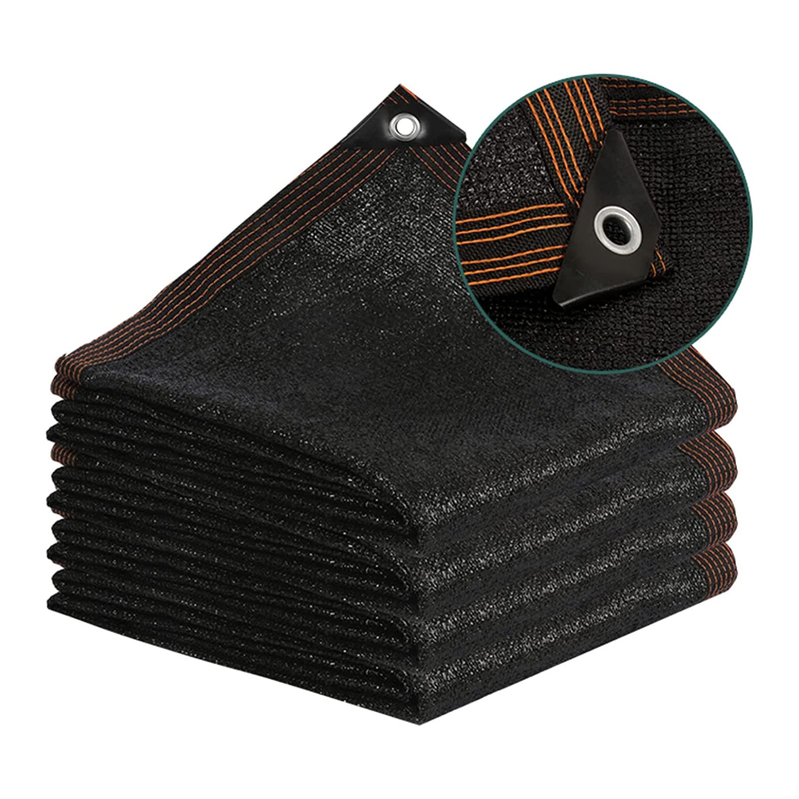 Premium 26x36ft Black Shade Cloth with Grommets - 90% UV Block Shade Net for Patio, Courtyard, Balcony & Greenhouse - Durable Sun Protection for Outdoor Plants, Gardens & Relaxation Areas