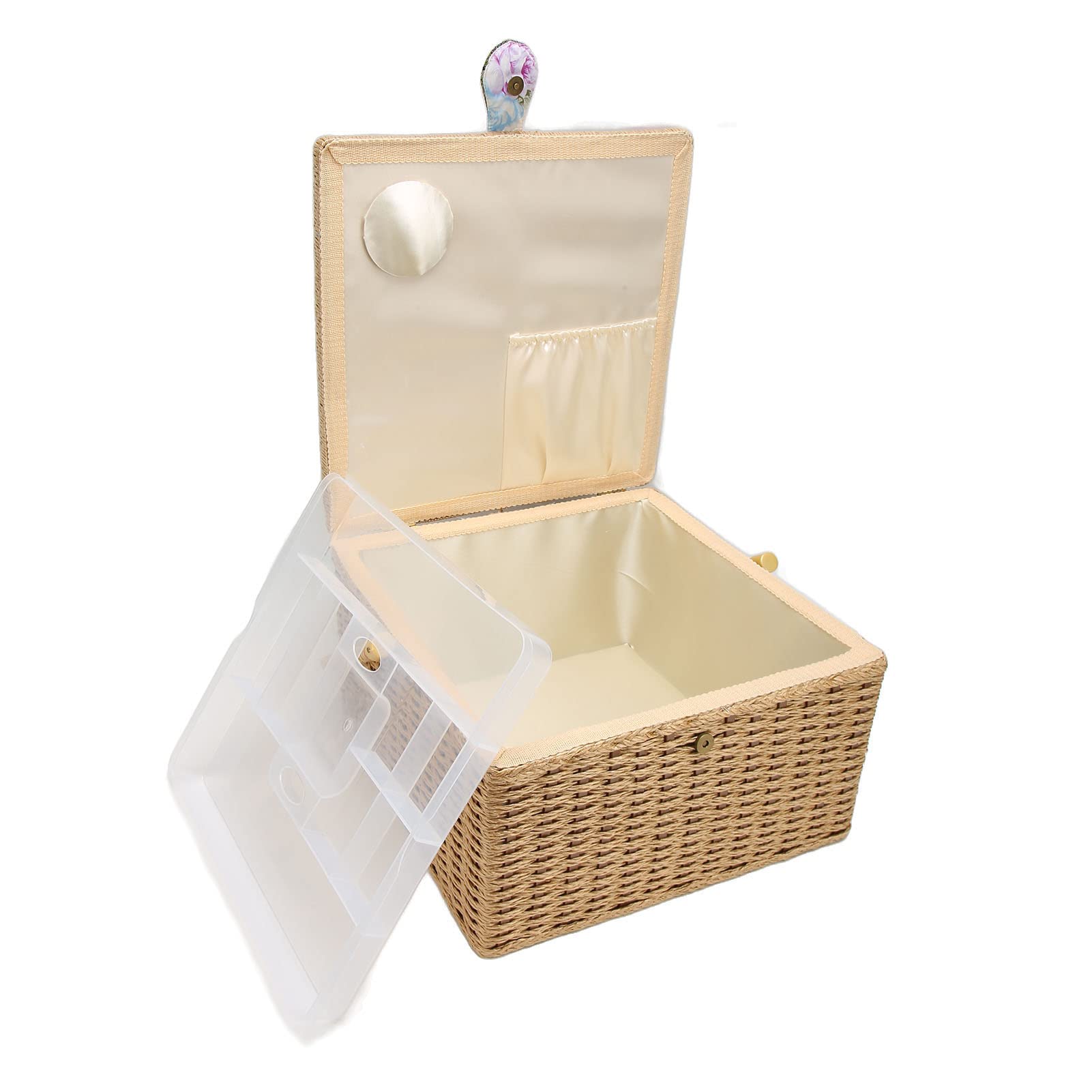 Sewing Storage Box - Organize Needles & Threads for Home Crafting