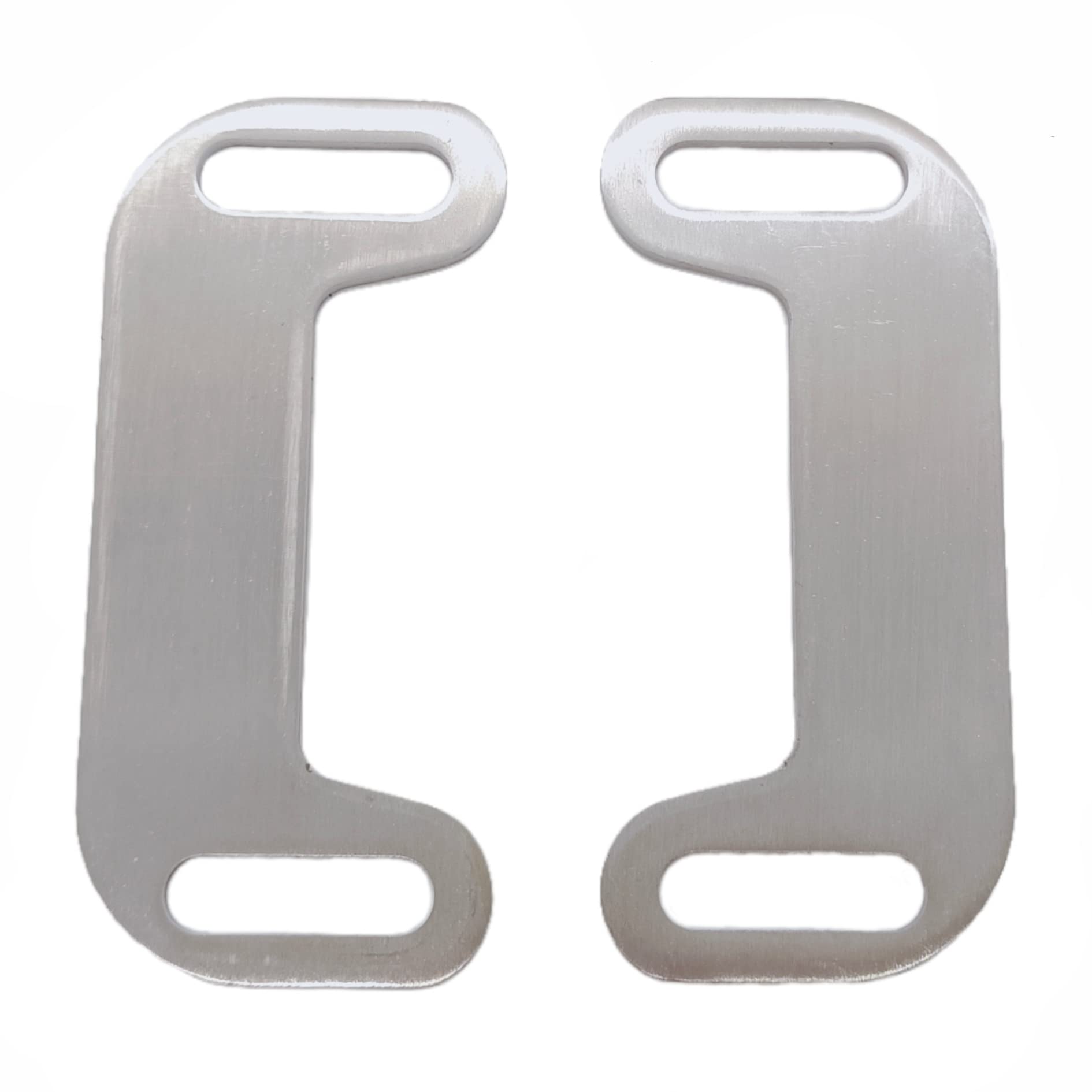 Harley Davidson Touring Stretched Bags Exhaust Adjustable Bracket Kit - 2PC Stainless Steel Motorcycle Exhaust Mounting Brackets for Centering with Extended Bags & Fender - Perfect for Long Rides & Custom Harley Builds