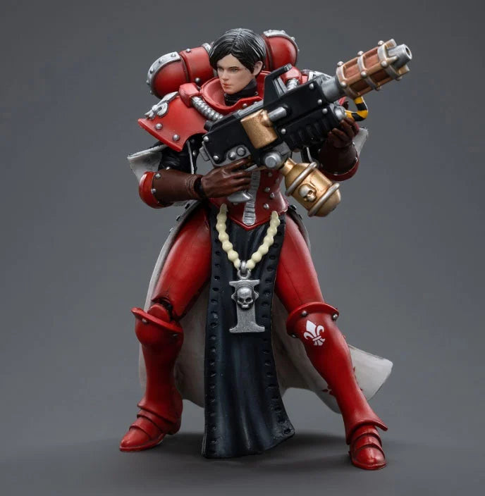 JOYTOY Warhammer 40K Adepta Sororitas Battle Sisters - Order of the Bloody Rose Sister Ignacia Action Figure | Collectible Miniature for Tabletop Gaming & Warhammer 40K Fans | Perfect for Display, Battle Scenes & Gift Giving
