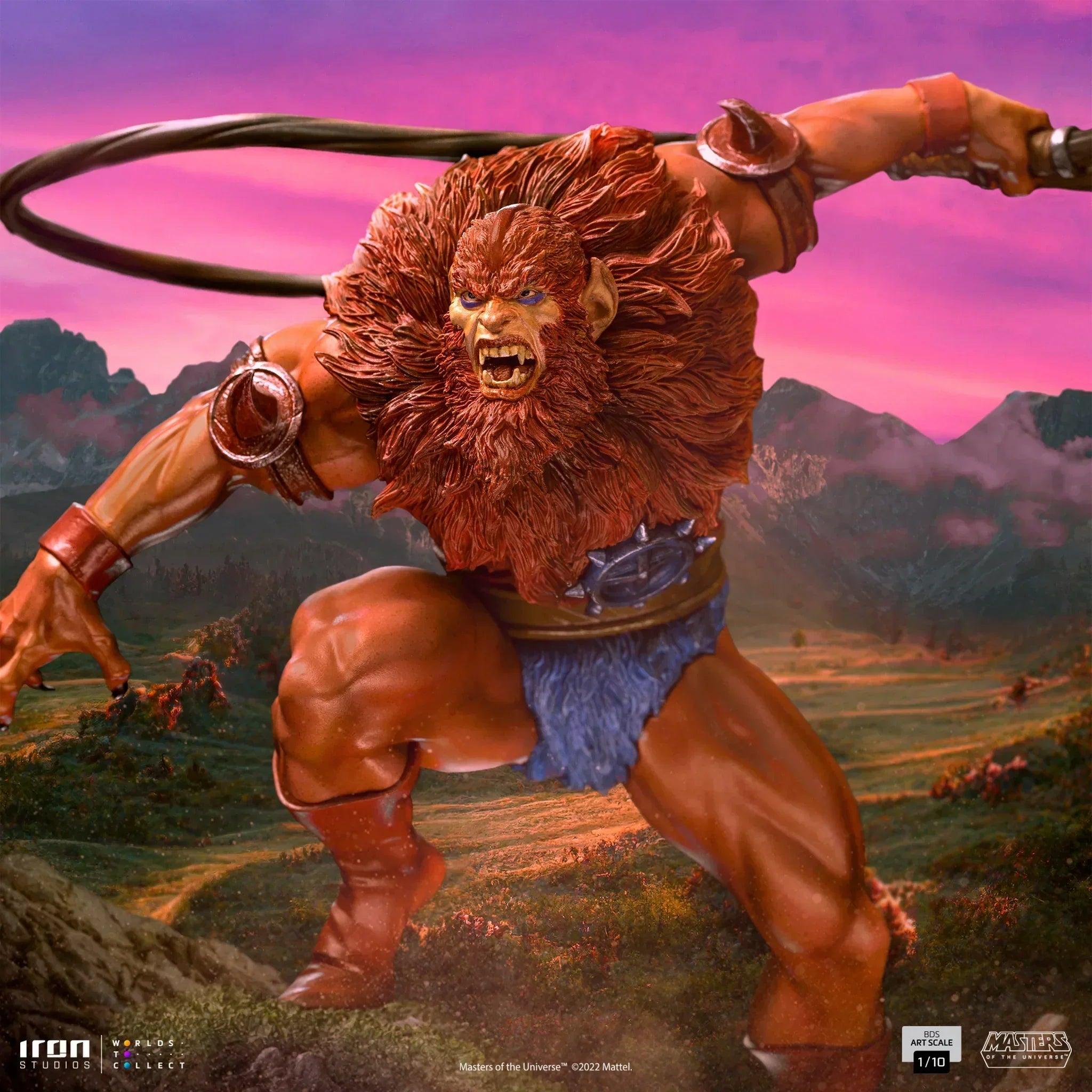 Iron Studios Masters of the Universe Beast Man BDS Art Scale 1/10 Statue - Collectible Action Figure for Display & Home Decor