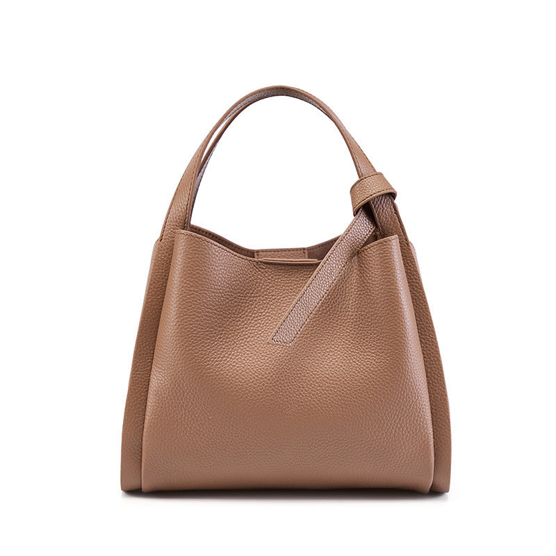 Genuine Leather Crossbody Bag for Women - Stylish Tote, Shoulder & Bucket Bag - Perfect for Work, Travel & Everyday Use