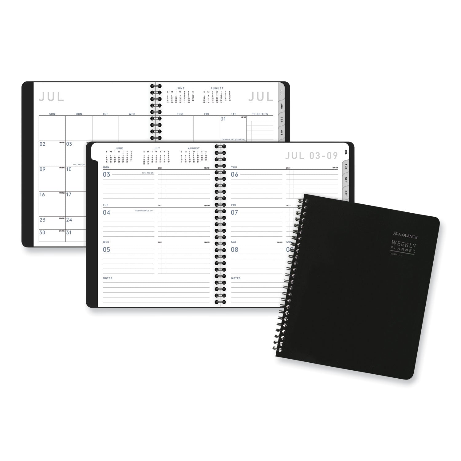 AT A GLANCE® Contempo Lite Academic Year Weekly/Monthly Planner 2024-2025, 8.75