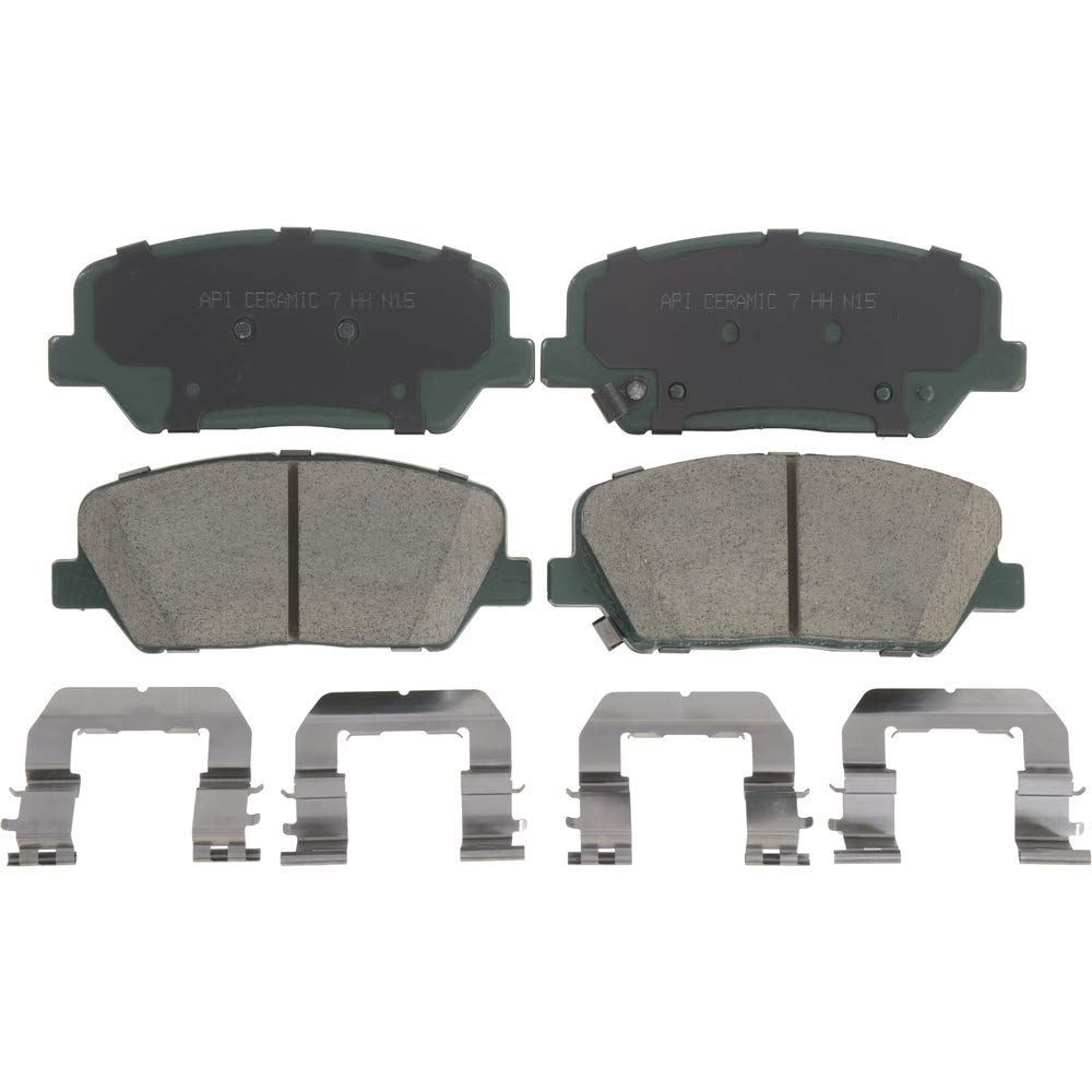 Autopart International 1412-288011 Premium Ceramic Brake Pads for Front Wheels - High Performance, Low Dust, Quiet Braking - Perfect for Daily Commuting, City Driving & Highway Use