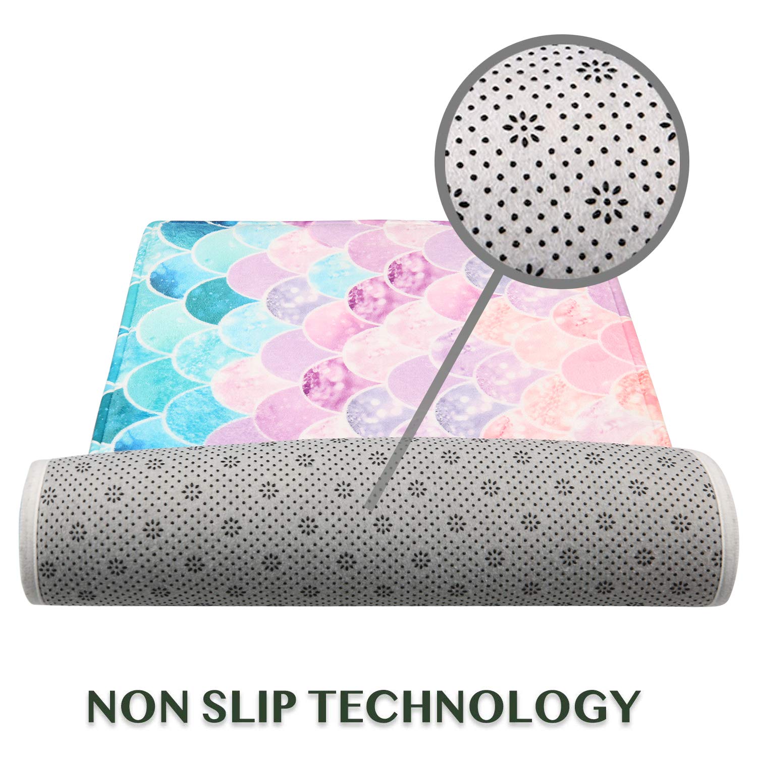Mermaid Bath Mat 16x24