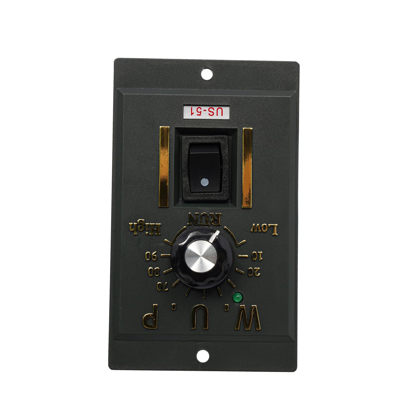 Compact Worm Geared Motor w/Speed Controller for CNC & Milling Machines - Powerful Electric Motor for Mechanical Equipment
