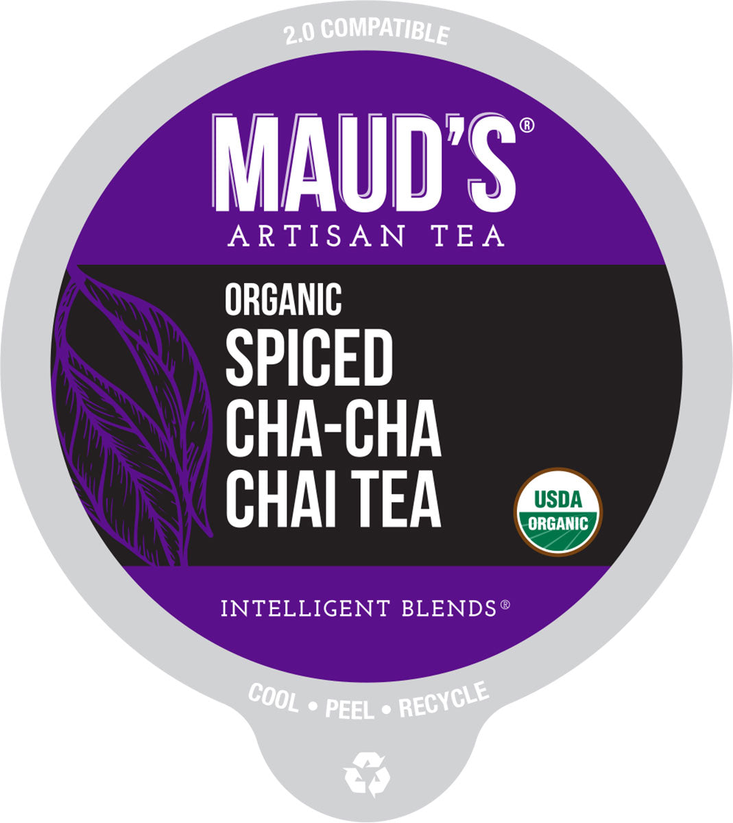 Organic Chai Tea Pods by Maud's - Premium Spiced Black Tea for Keurig Brewers - Perfect for Morning Energy & Cozy Evenings