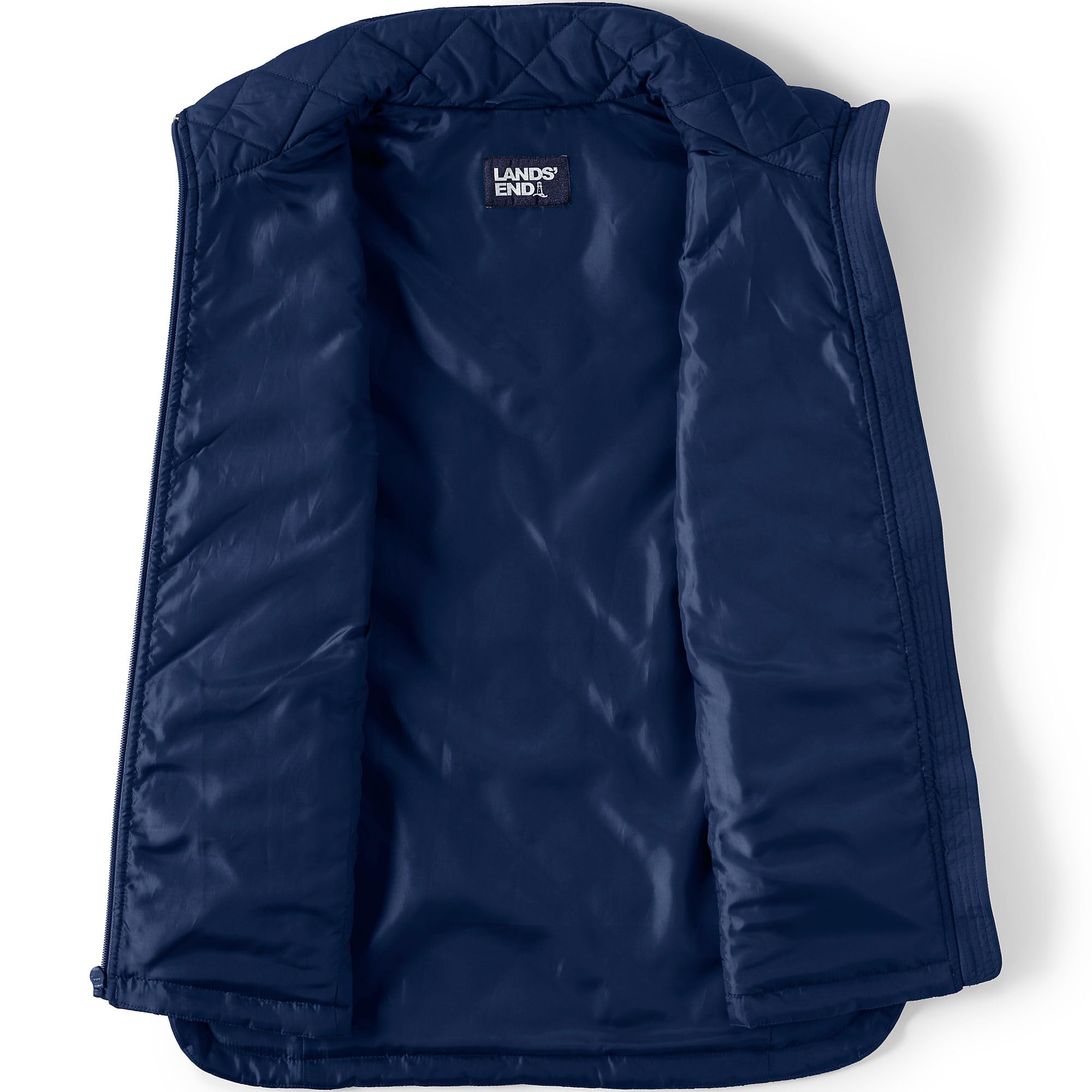 Lands' End Women's FeatherFree Insulated Vest - Lightweight Warm Winter Puffer Vest for Outdoor Activities, Hiking & Casual Wear