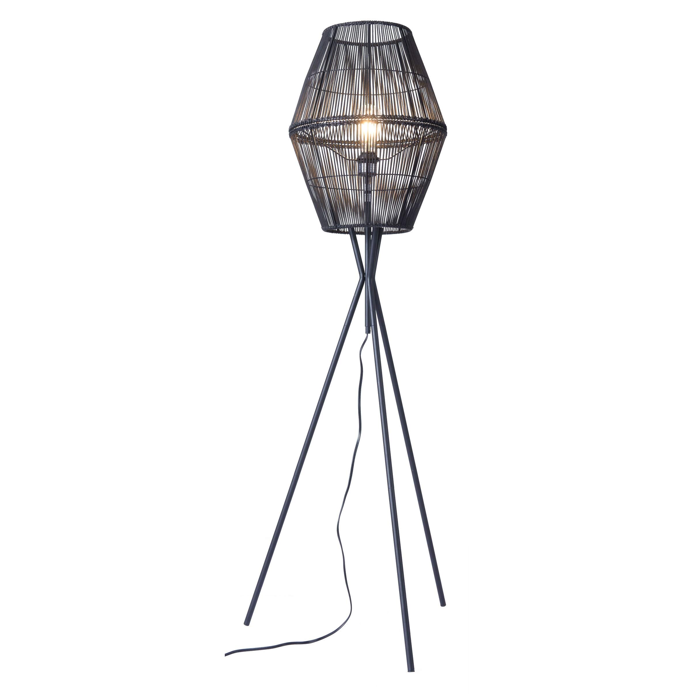 Modern Black Floor Lamp - Contemporary Design for Living Room, Bedroom, or Office - UKN Stylish Lighting Fixture