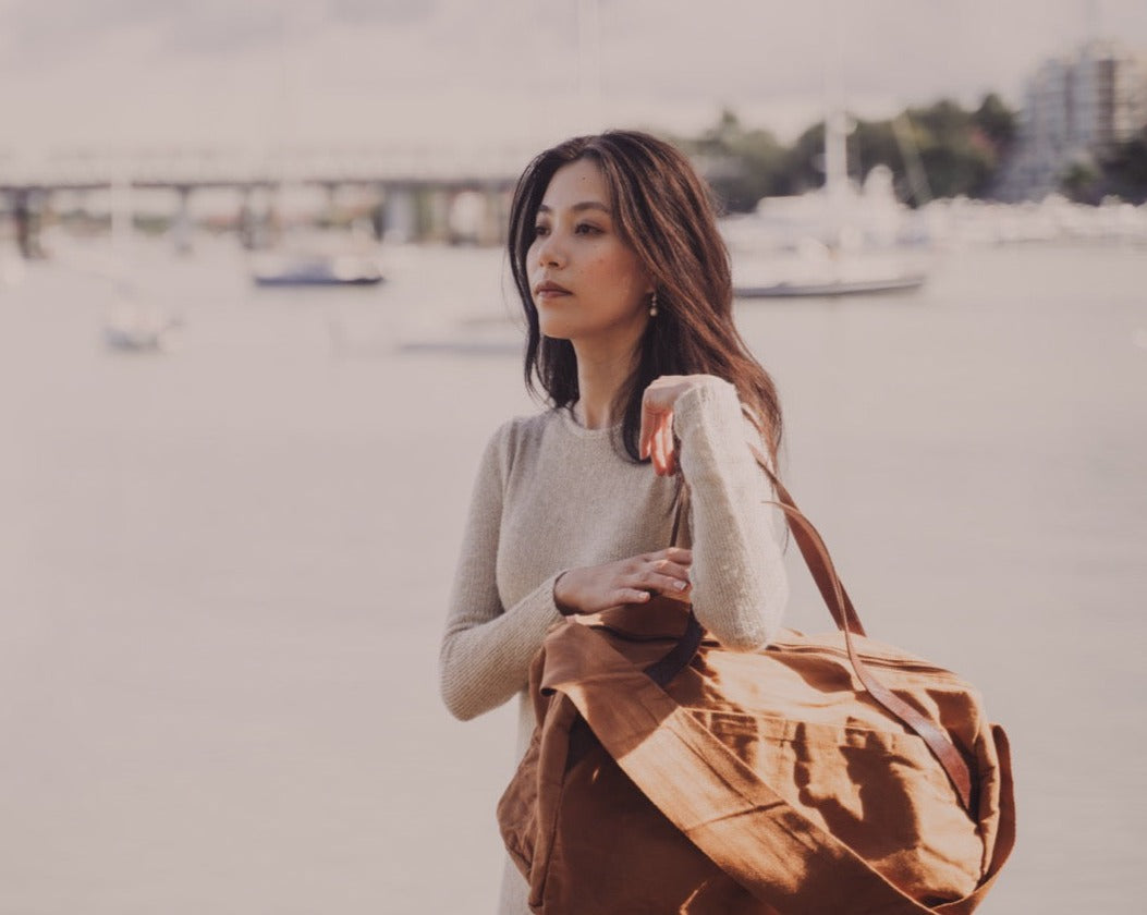 Journey Duffle Canvas Bag - Waterproof Travel Duffel Bag for Men & Women, Lightweight Carry-On Weekender Gym Bag with Shoulder Strap - Perfect for Travel, Gym, Camping & Outdoor Adventures