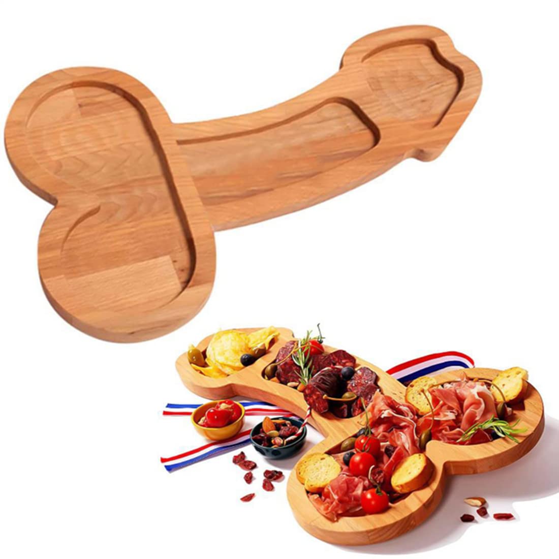 Premium Wooden Charcuterie Board Set - Upgraded Cheese & Wine Platter with Unique Serving Trays - Perfect for Entertaining, Dinner Parties, and Wine Tasting Events