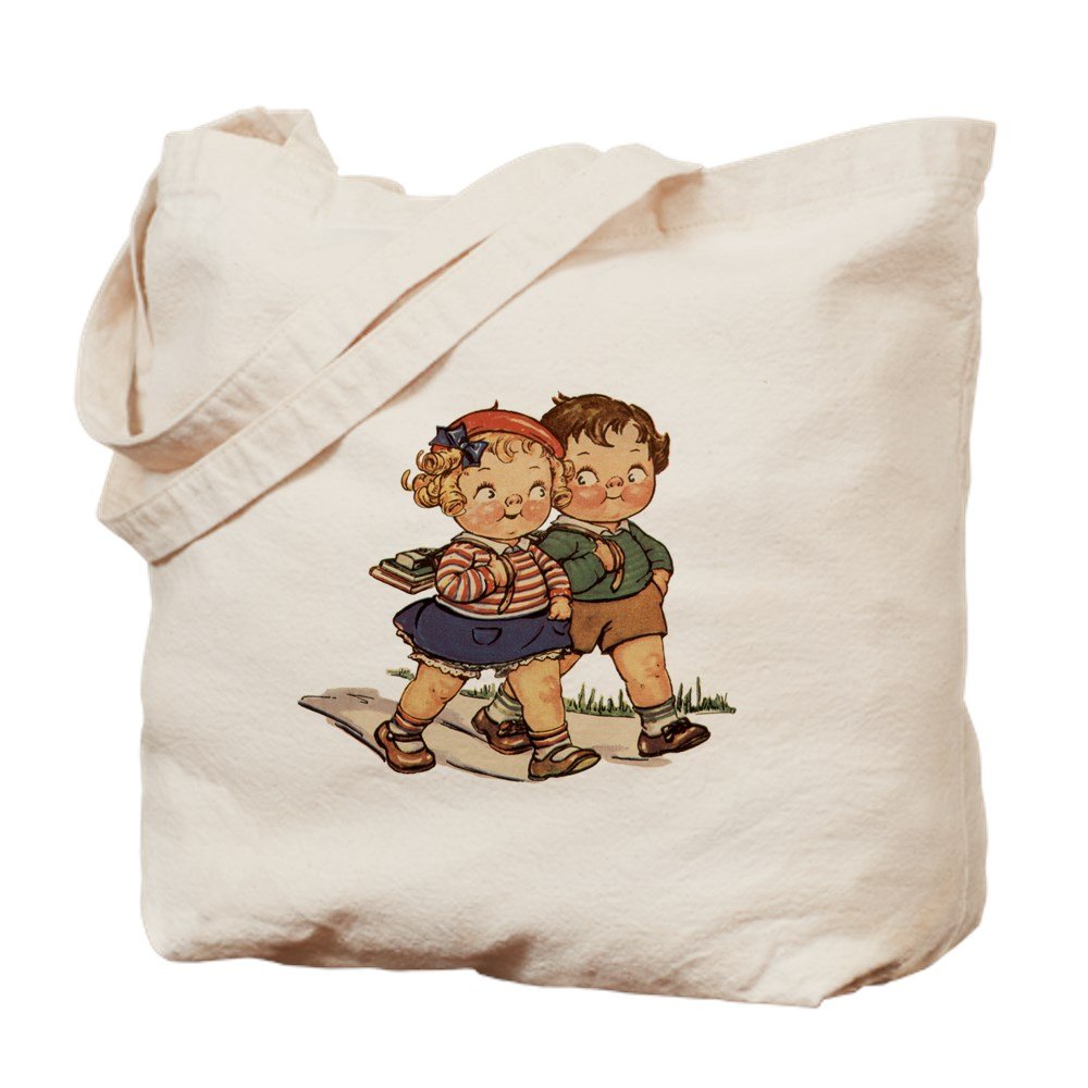 Kids Walking Tote Bag - Natural Canvas Reusable Shopping Bag for School, Beach & Groceries | Eco-Friendly Cotton Tote for Boys & Girls