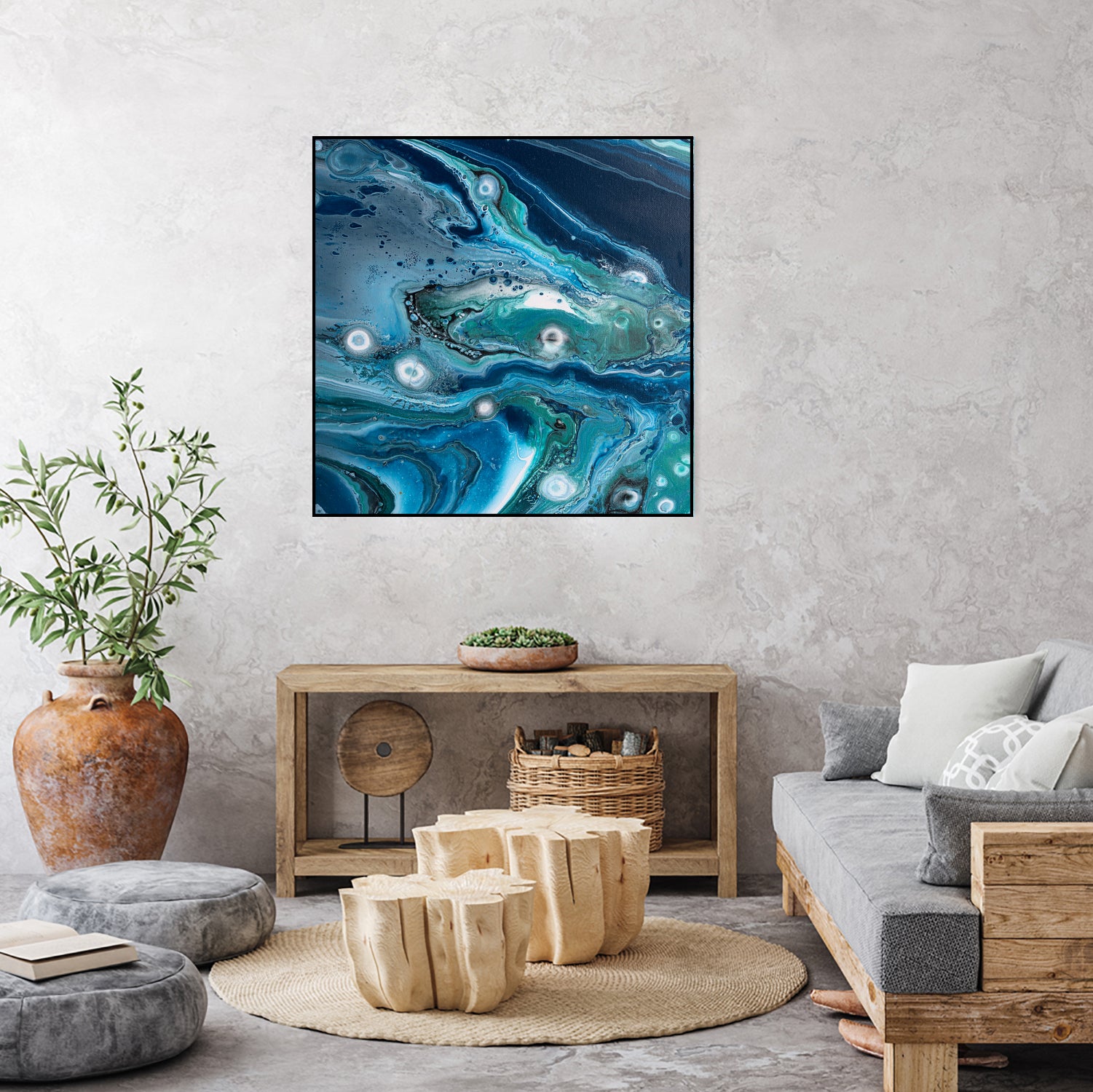 Celestial Seas - Stunning Ocean-Themed Wall Art for Home & Office Decor | Perfect for Living Room, Bedroom, or Beach House Aesthetic