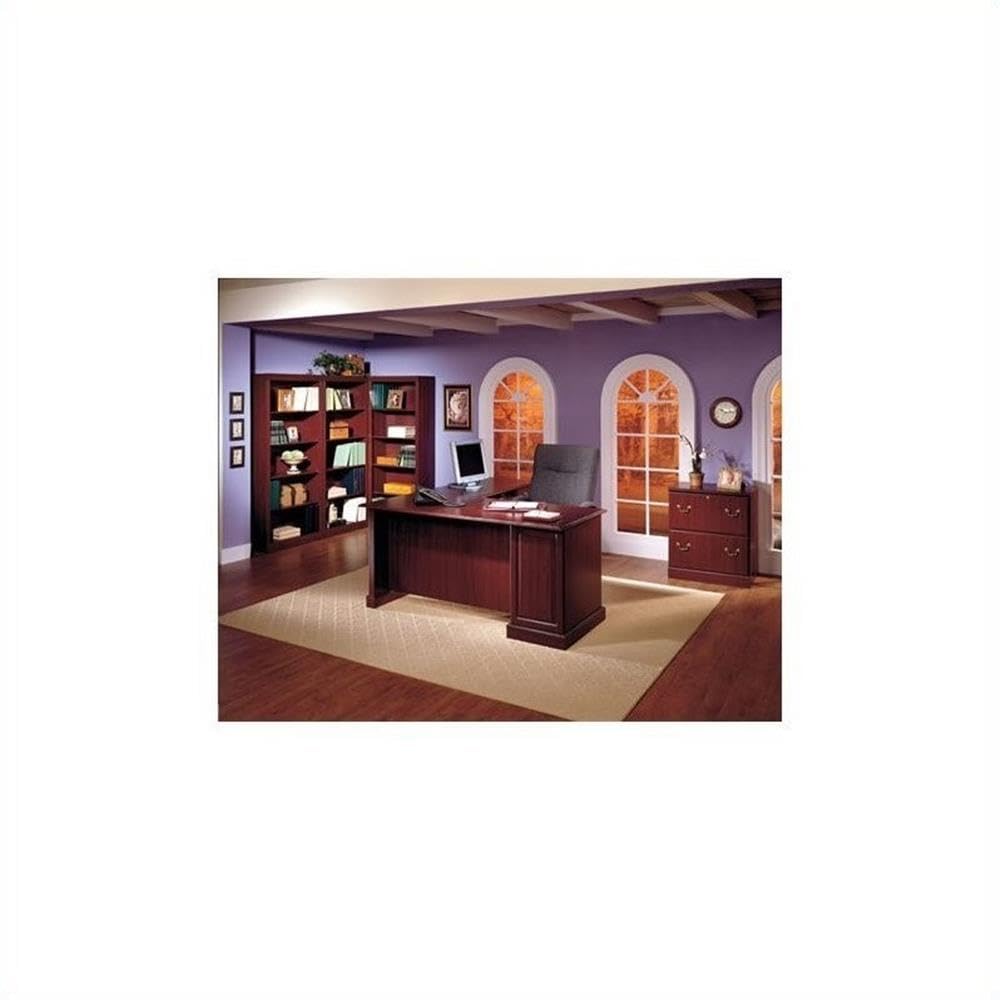 Bush Business Furniture Saratoga Executive Desk with Drawers - 60