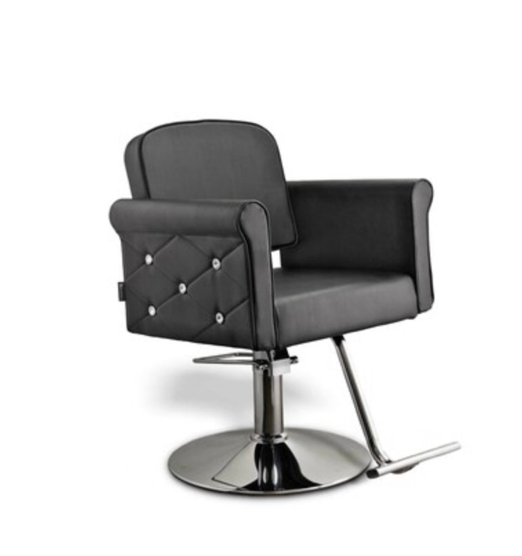 Raelynn Professional Salon Styling Chair - Adjustable Hydraulic Hairdressing Chair for Barber & Beauty Salon - Perfect for Haircuts, Styling & Makeup Services