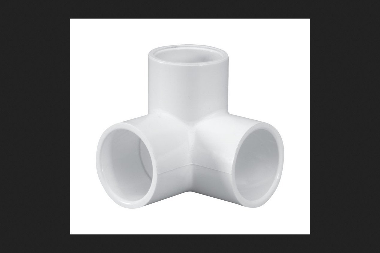 LASCO 1 Inch Slip x 1 Inch Diameter Slip Side Outlet Elbow - PVC Plumbing Fitting for Drainage, Irrigation & DIY Home Improvement Projects