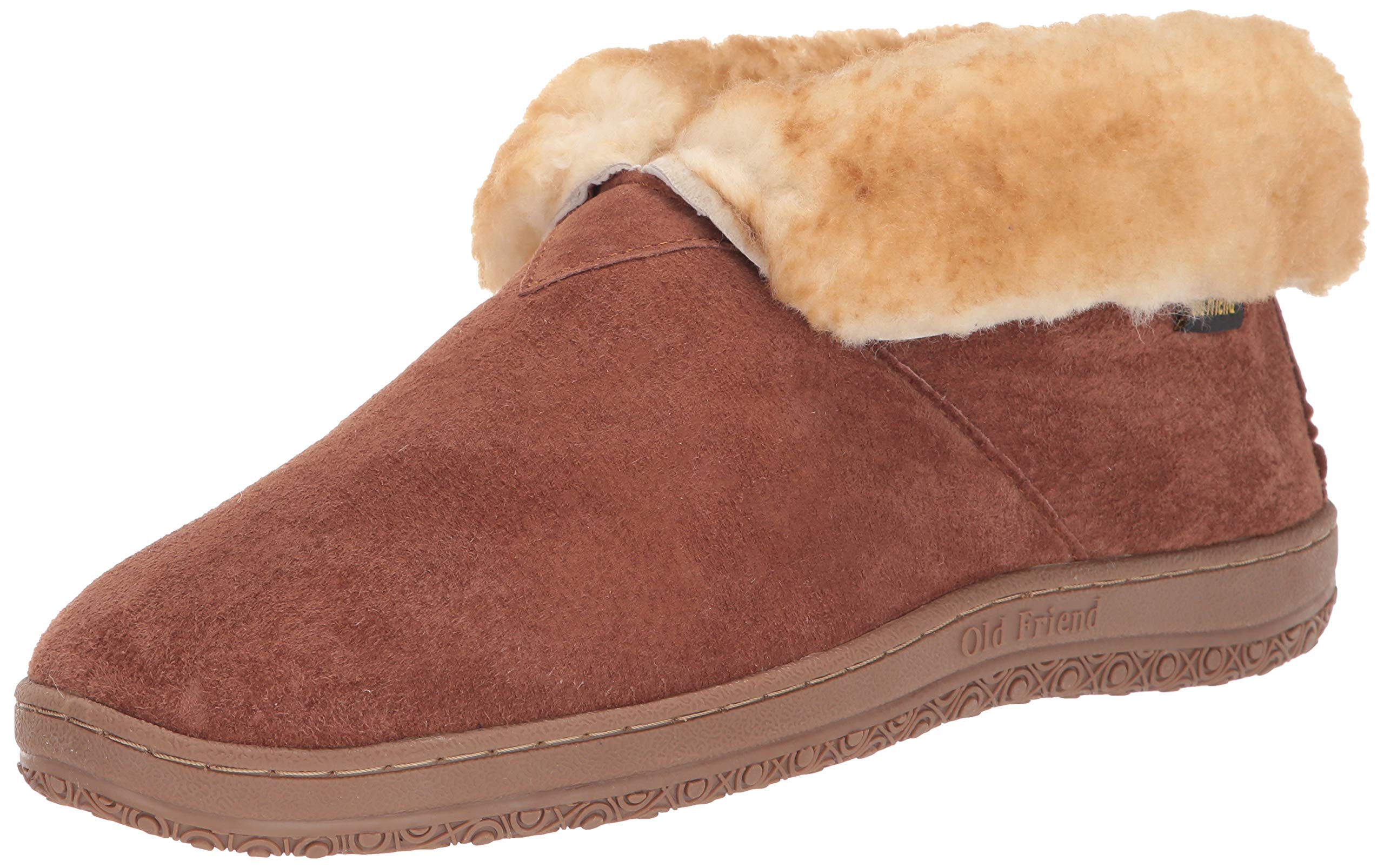 Old Friend Men's Comfortable Memory Foam House Slippers - Soft Indoor Slippers for Men with Arch Support - Perfect for Home, Lounge & Relaxation