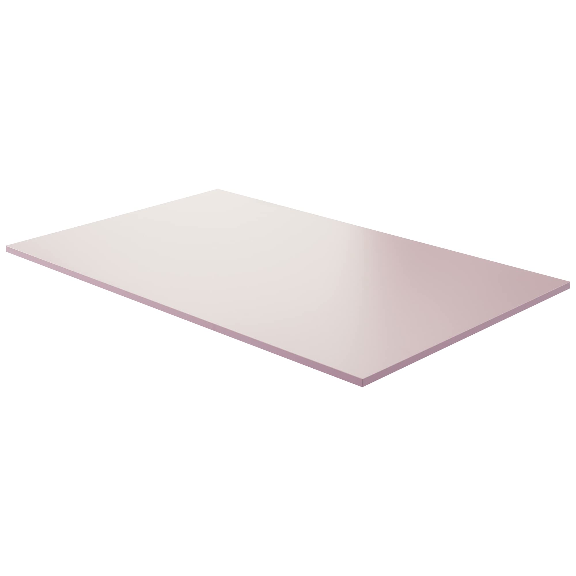 Kaboon 48x30 Inch Laminated One Piece Table Top - DIY Standing Desk, Vanity Desk, Kids Study Table & L-Shaped Workstation in Nostalgic Rose Pink | Home Office, Gaming Setup & Craft Room Upgrade