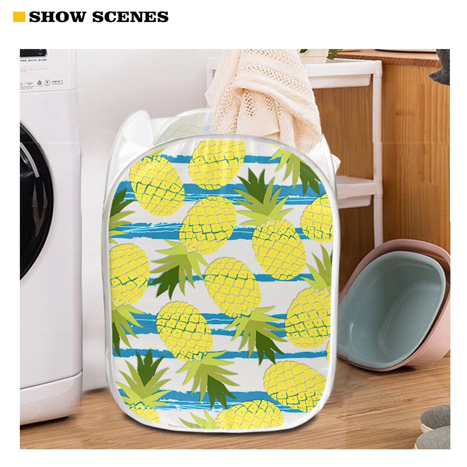Colorful Foldable Mesh Laundry Basket with Puppy Paw Print - Pop-Up Dirty Clothes Hamper for Bedroom, Bathroom & Dorm Organization | Pet Lover Gift Idea