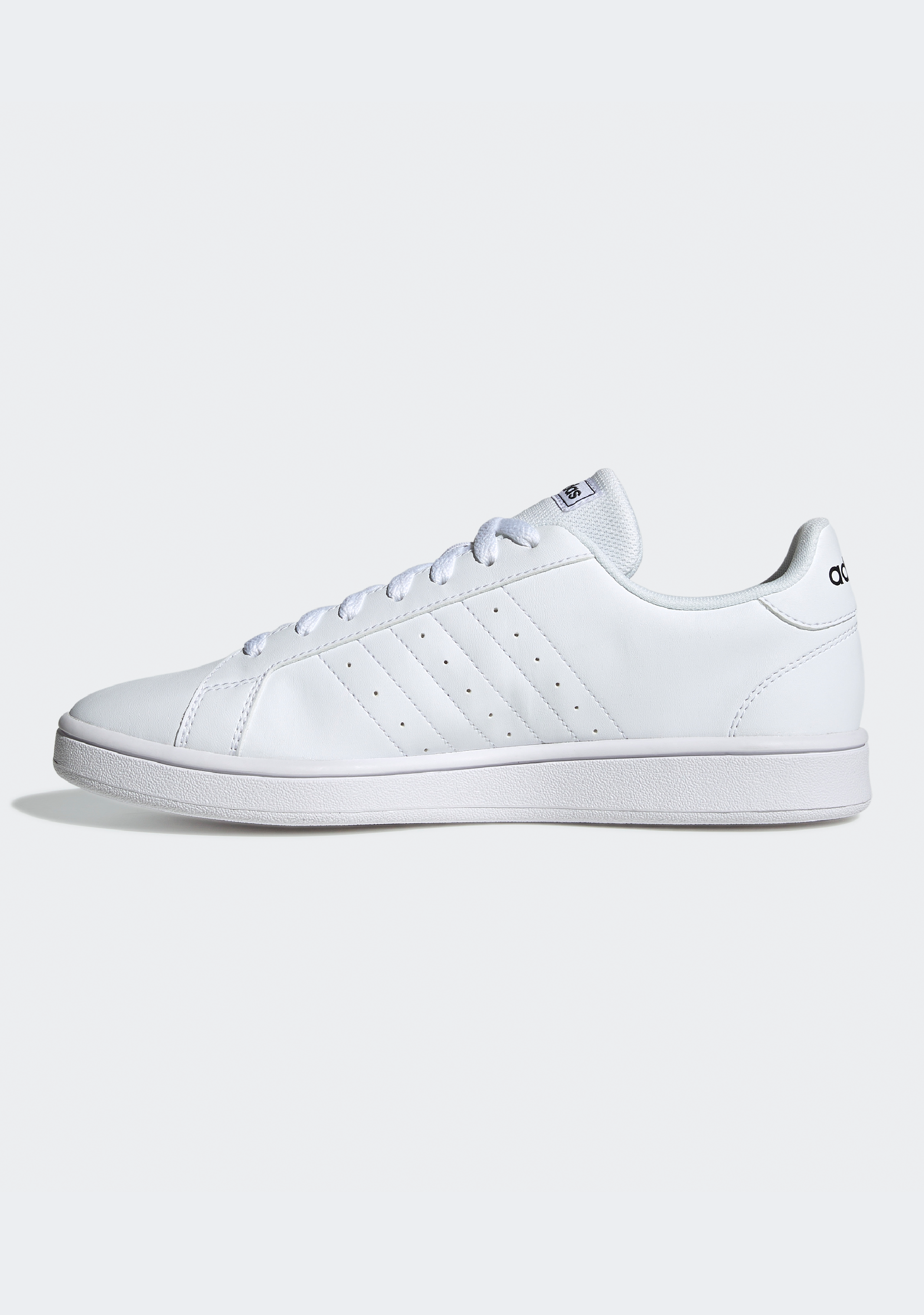Adidas Men's Grand Court Base Sneakers - Comfortable & Stylish White Tennis Shoes for Casual Wear, Running & Gym Workouts