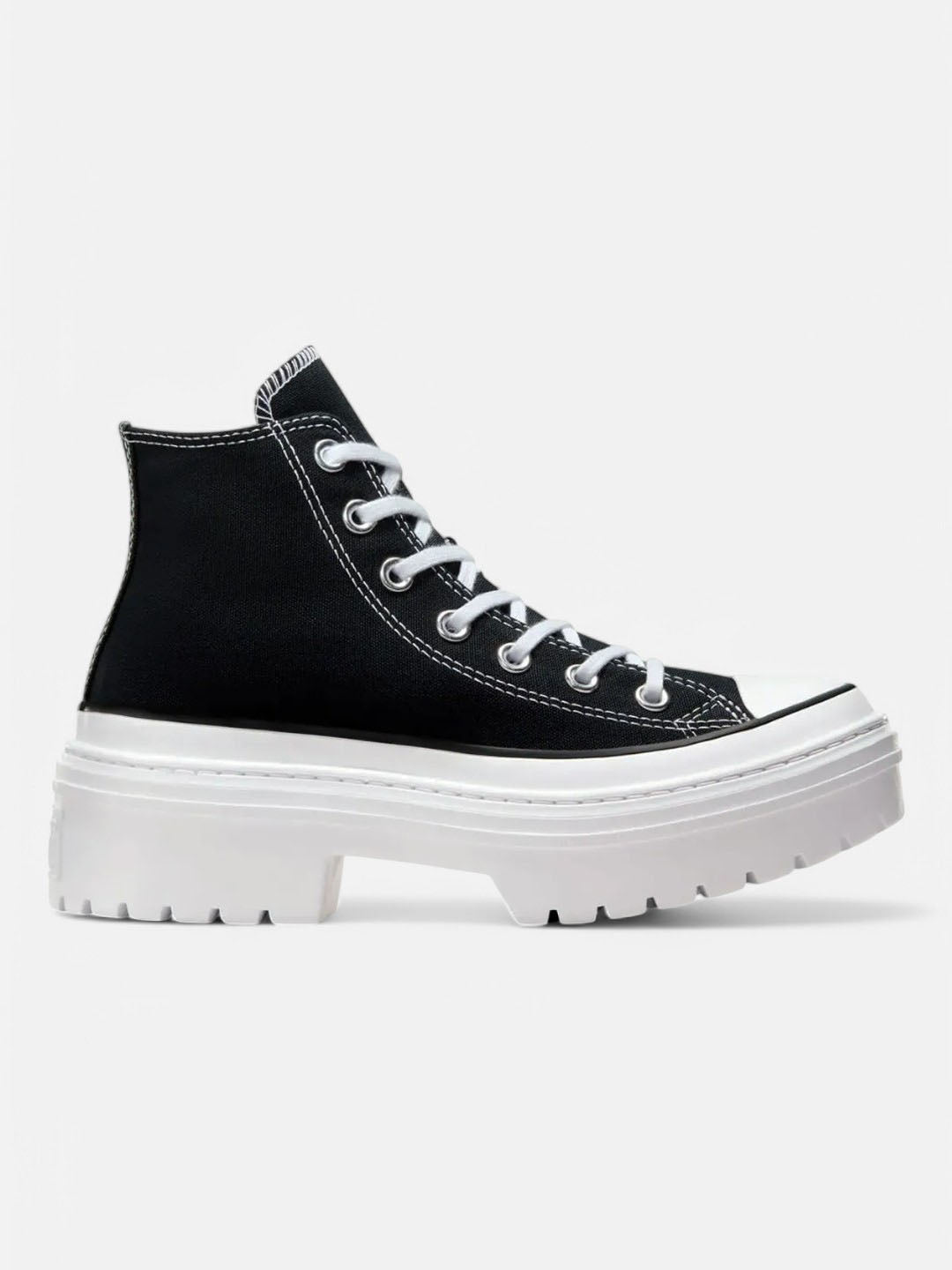 Converse Chuck Taylor Lugged Heel High Top Platform Sneakers in Black - Stylish & Comfortable for Casual Wear, Street Fashion & Everyday Outfits