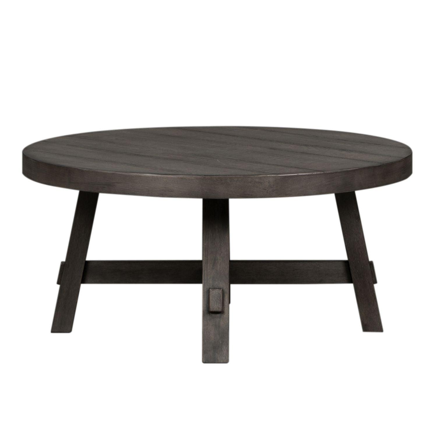 Modern Farmhouse Cocktail Table 406 OT1013 - Rustic Wood Coffee Table for Living Room, Farmhouse Decor, Perfect for Home & Office Use