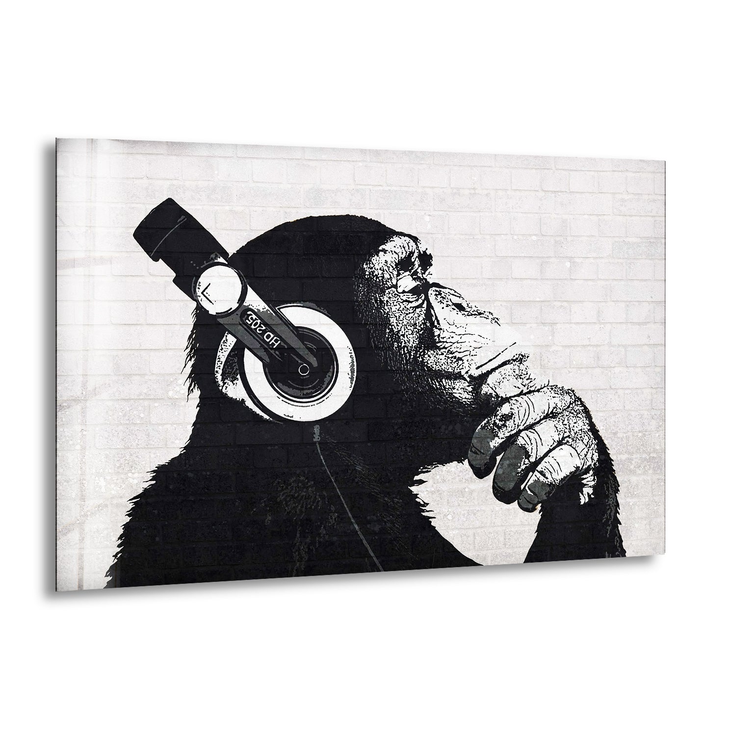 Banksy DJ Monkey Bluetooth Headphones - Wireless Over-Ear Headset with Noise Cancelling & HD Sound - Perfect for Music Lovers, DJs & Home Office Use