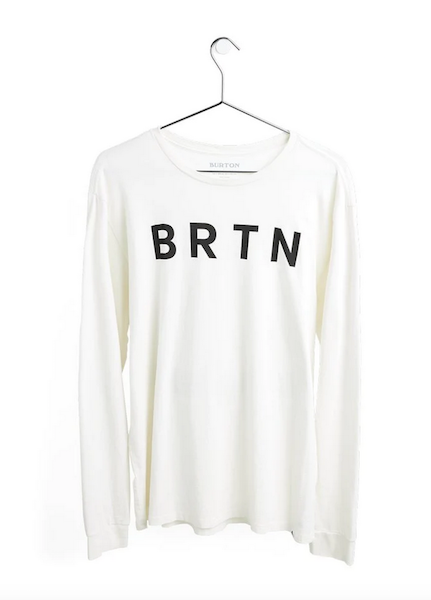 Burton Women's BRTN Long Sleeve T-Shirt - Soft Cotton Casual Top for Hiking, Travel & Everyday Wear