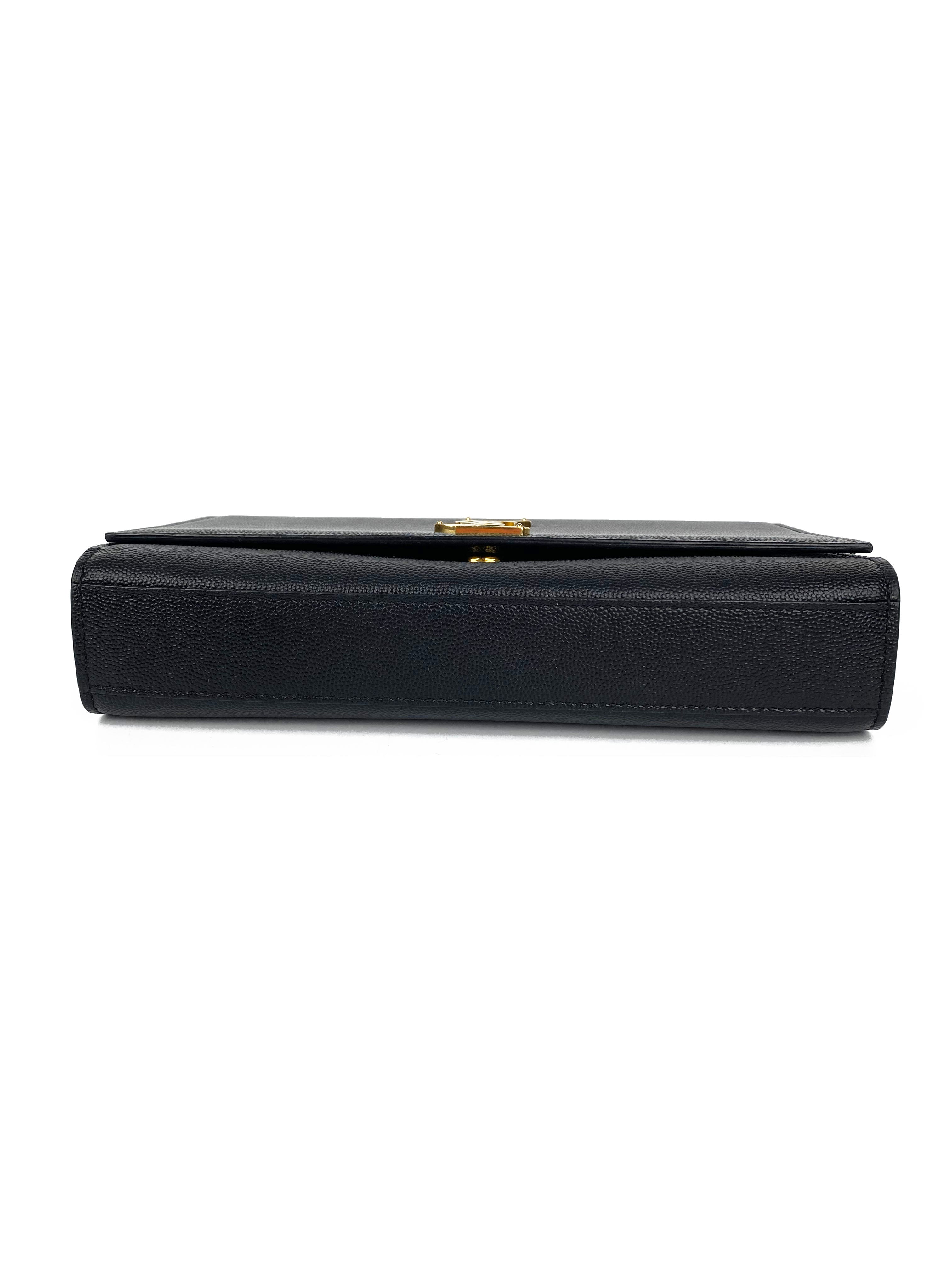 Saint Laurent Medium Black Kate Bag - Luxury Leather Shoulder Bag for Women | Perfect for Evening Events, Parties & Date Nights