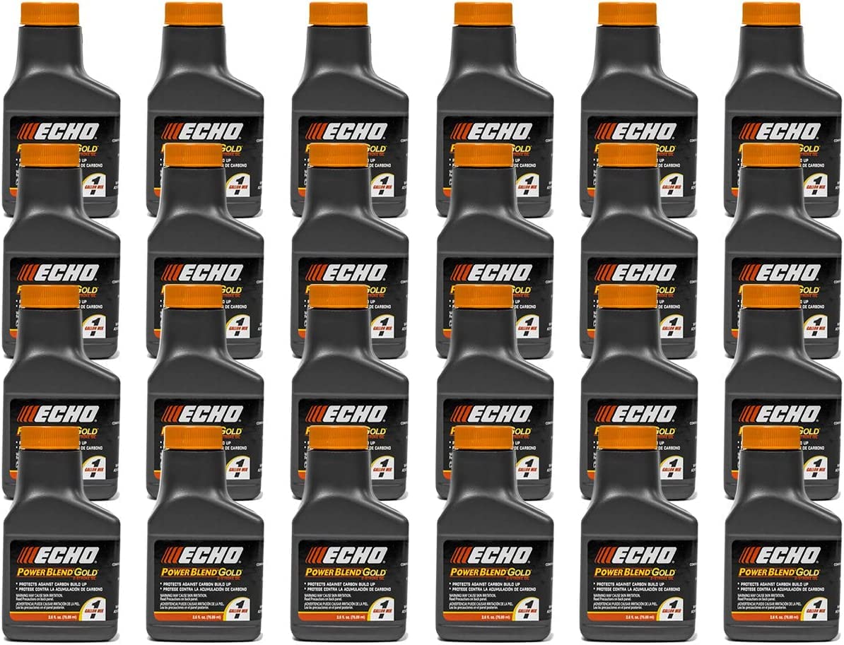 48 Pack Echo 2.6 oz Oil Bottles for 2-Cycle Engine Mix - Perfect for 1 Gallon Power Blend (6450001) | Ideal for Lawn Mowers, Chainsaws & Outdoor Power Equipment
