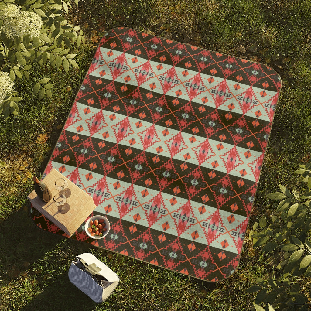 Premium Sahara Night Pattern Picnic Blanket - Waterproof Outdoor Picnic Mat for Beach, Park, Camping & Backyard Gatherings - Large Portable Blanket for Picnics, Concerts & Travel