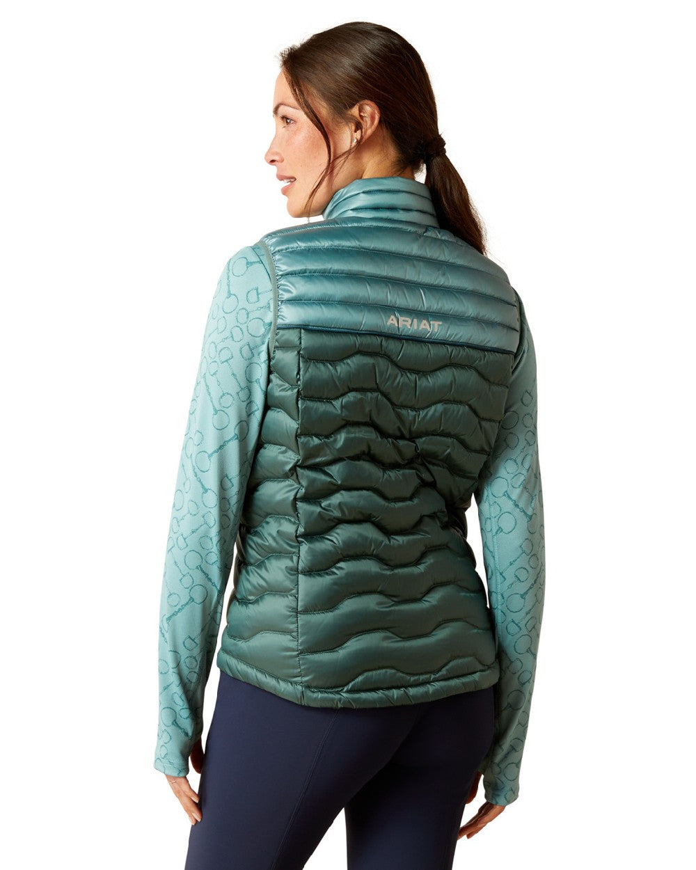 Ariat Women's Ideal Down Gilet Vest - Lightweight Warm Puffer Jacket for Outdoor Activities, Horse Riding & Casual Wear