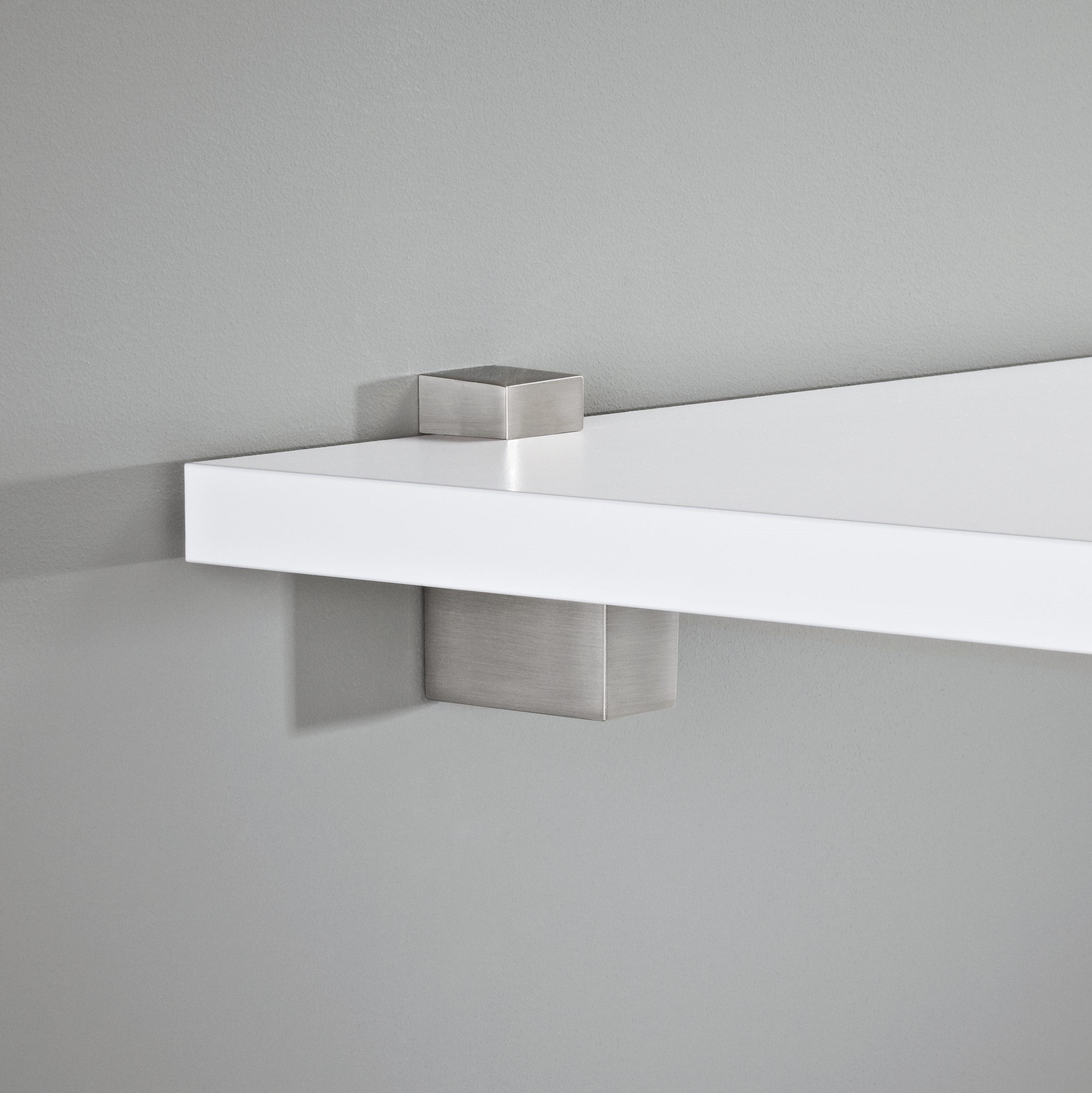 LITE Shelf and CUADRO Clip - Modern Floating Shelves & Wall Mounted Organizer for Home, Office & Kitchen Storage - Perfect for Displaying Decor, Books & Kitchen Essentials