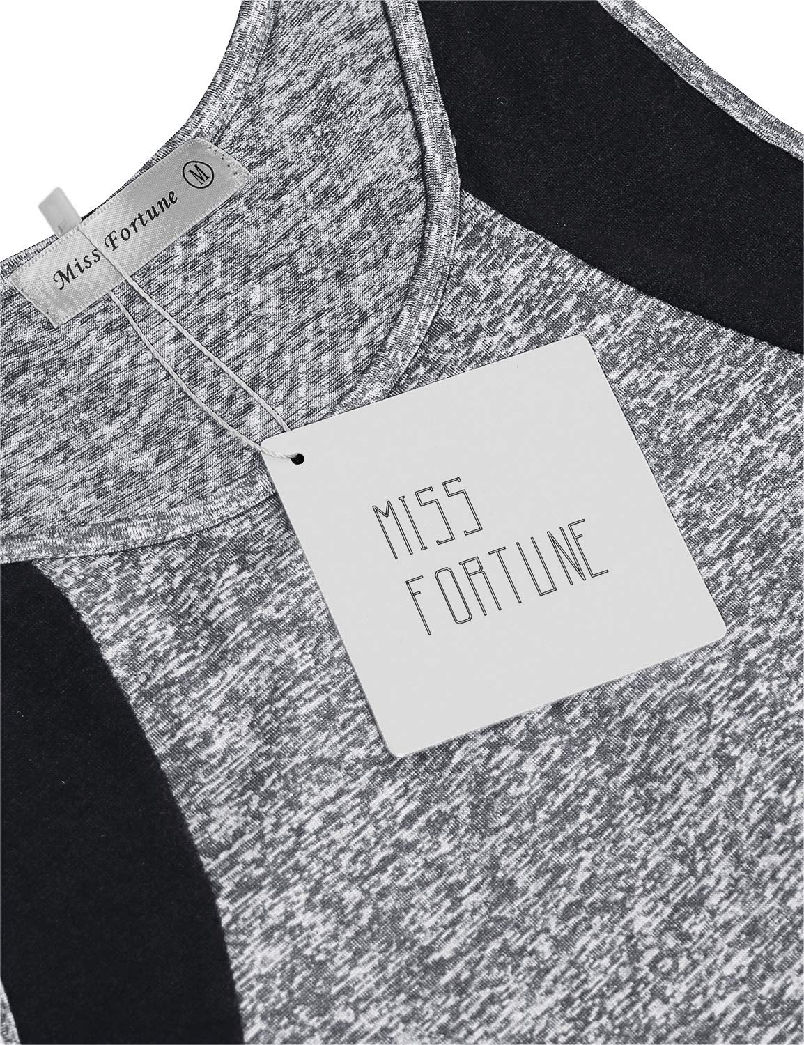 MISS FORTUNE Women's Workout Top - Breathable Yoga Shirt for Gym, Running & Fitness - Comfortable Activewear for Women - Perfect for Yoga, Pilates & Cardio Training