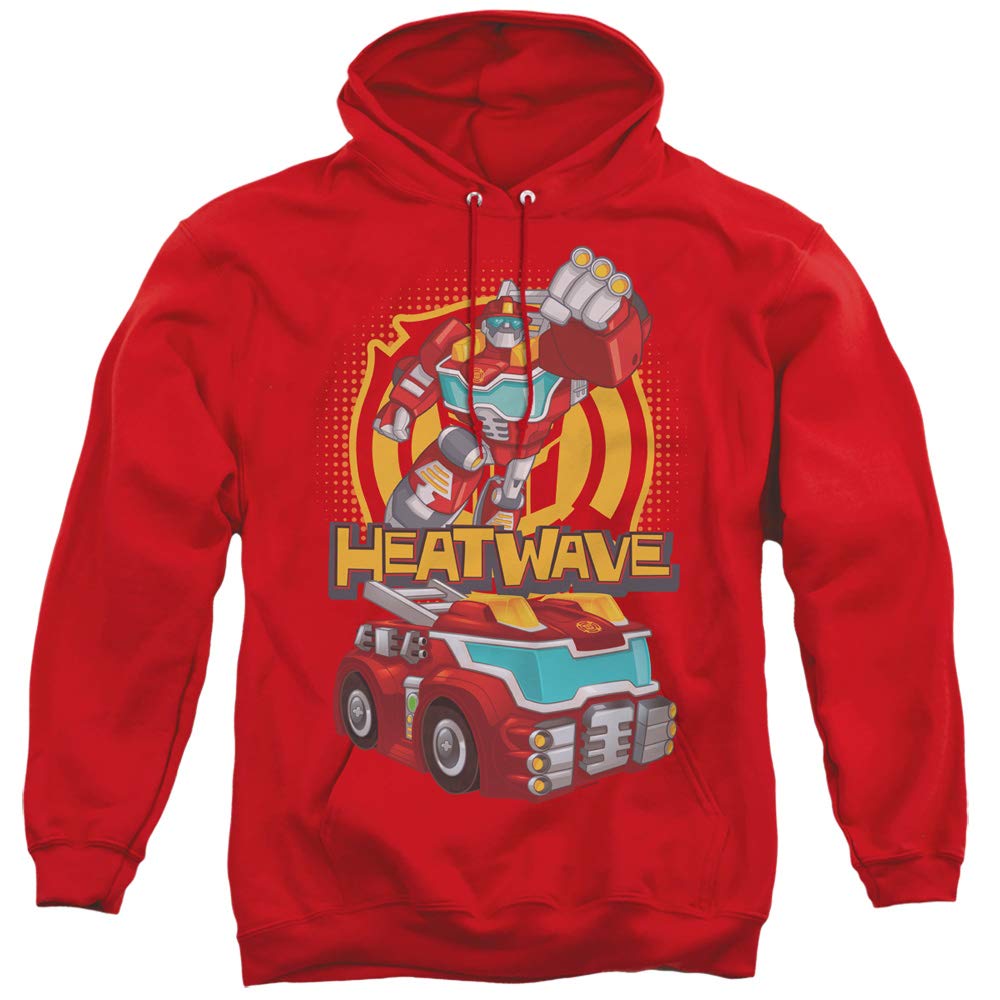 Transformers Heatwave Red Hoodie - Men's Graphic Pullover Sweatshirt | Perfect for Cosplay, Comic Con & Casual Wear